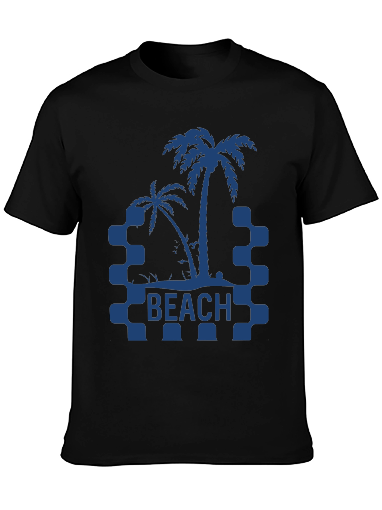 Beach Palm Tree Graphic T-Shirt - Summer Vibes