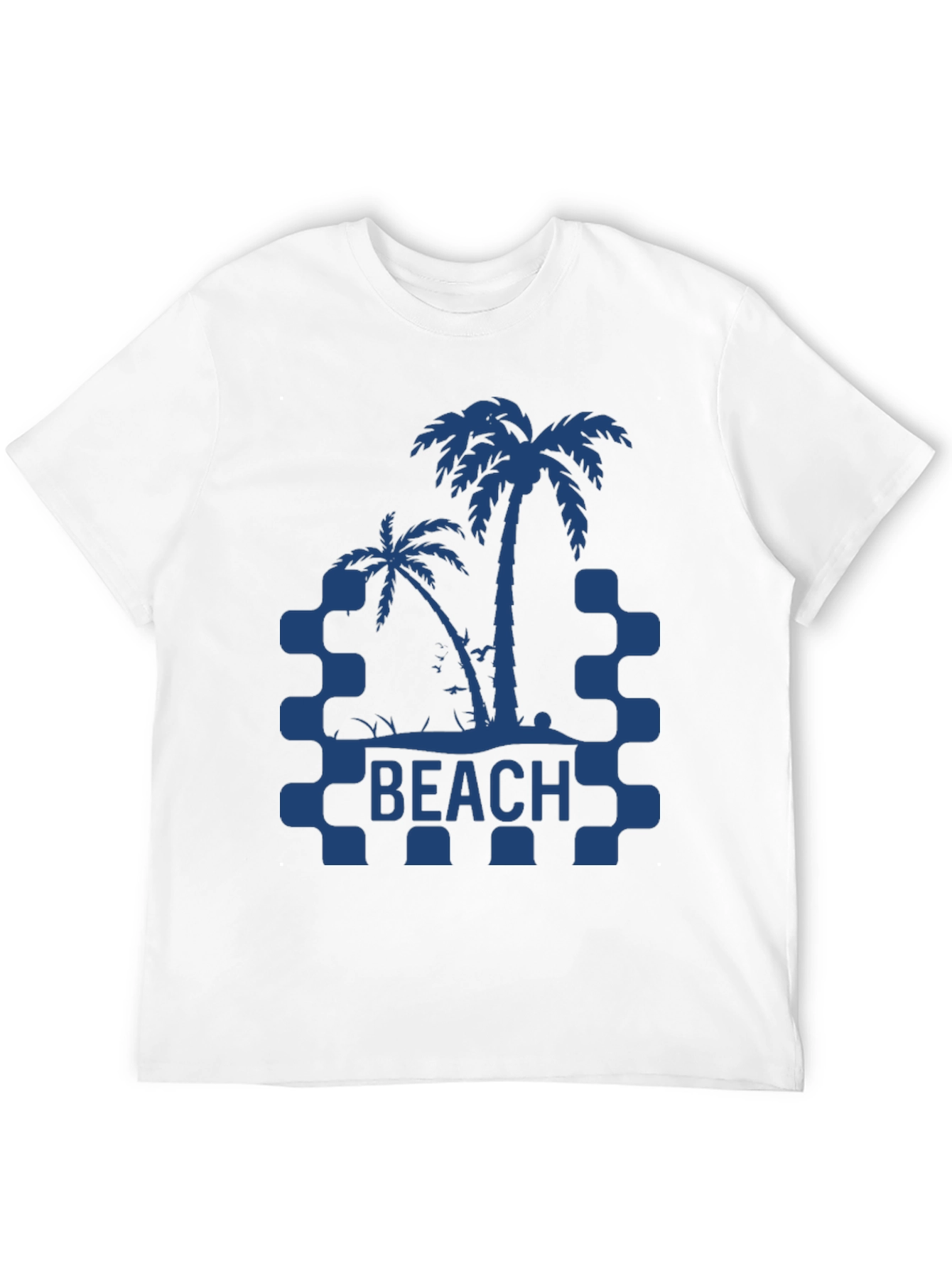 Beach Palm Tree Graphic T-Shirt - Summer Vibes