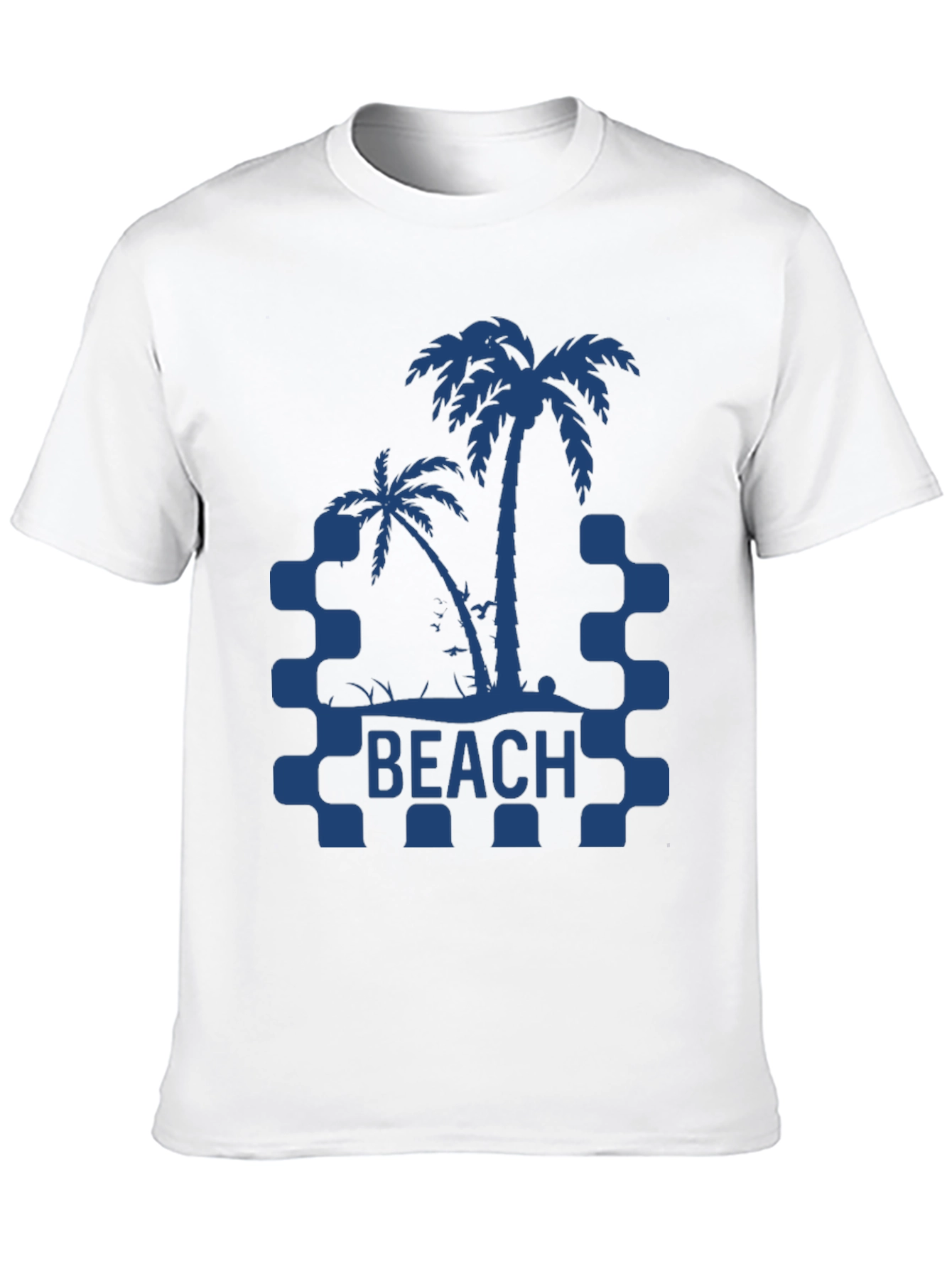 Beach Palm Tree Graphic T-Shirt - Summer Vibes