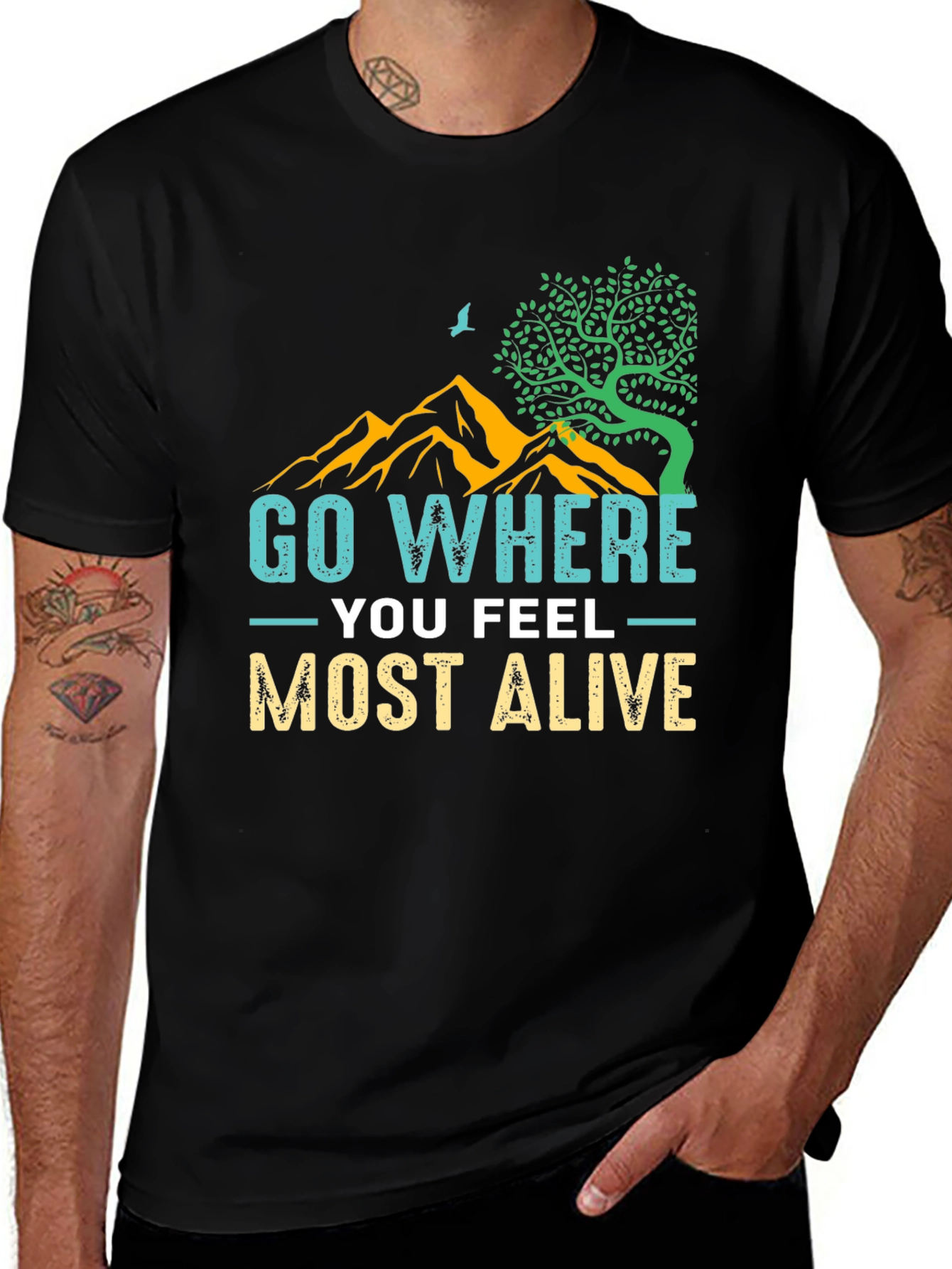 Go Where You Feel Most Alive Graphic Tee