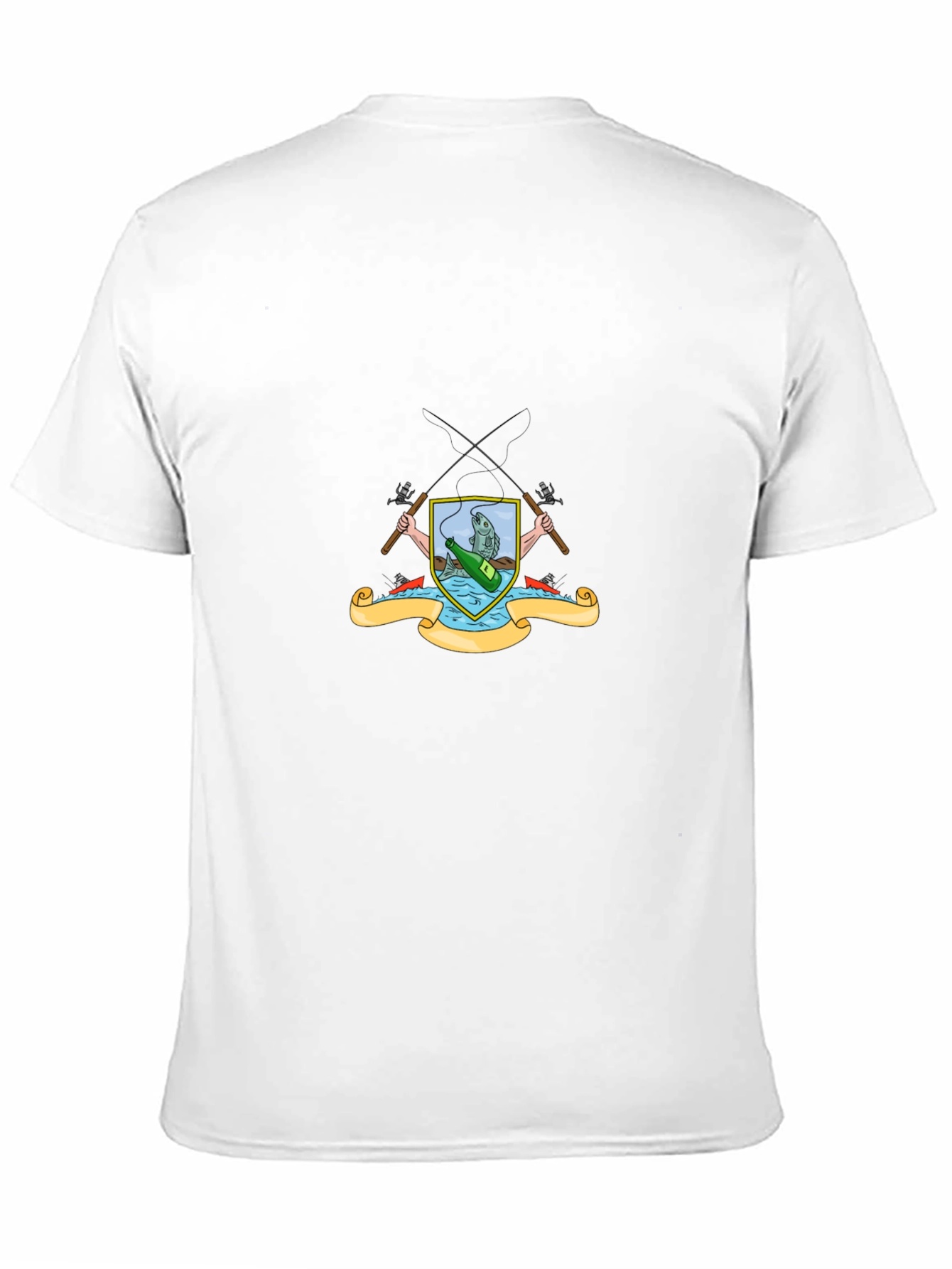 Fishing Crest Graphic T-Shirt - Angler Style