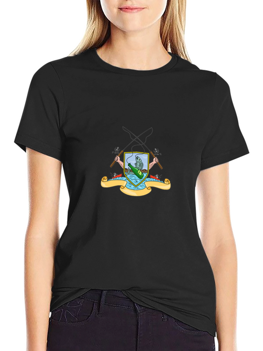Fishing Crest Graphic T-Shirt - Angler Style