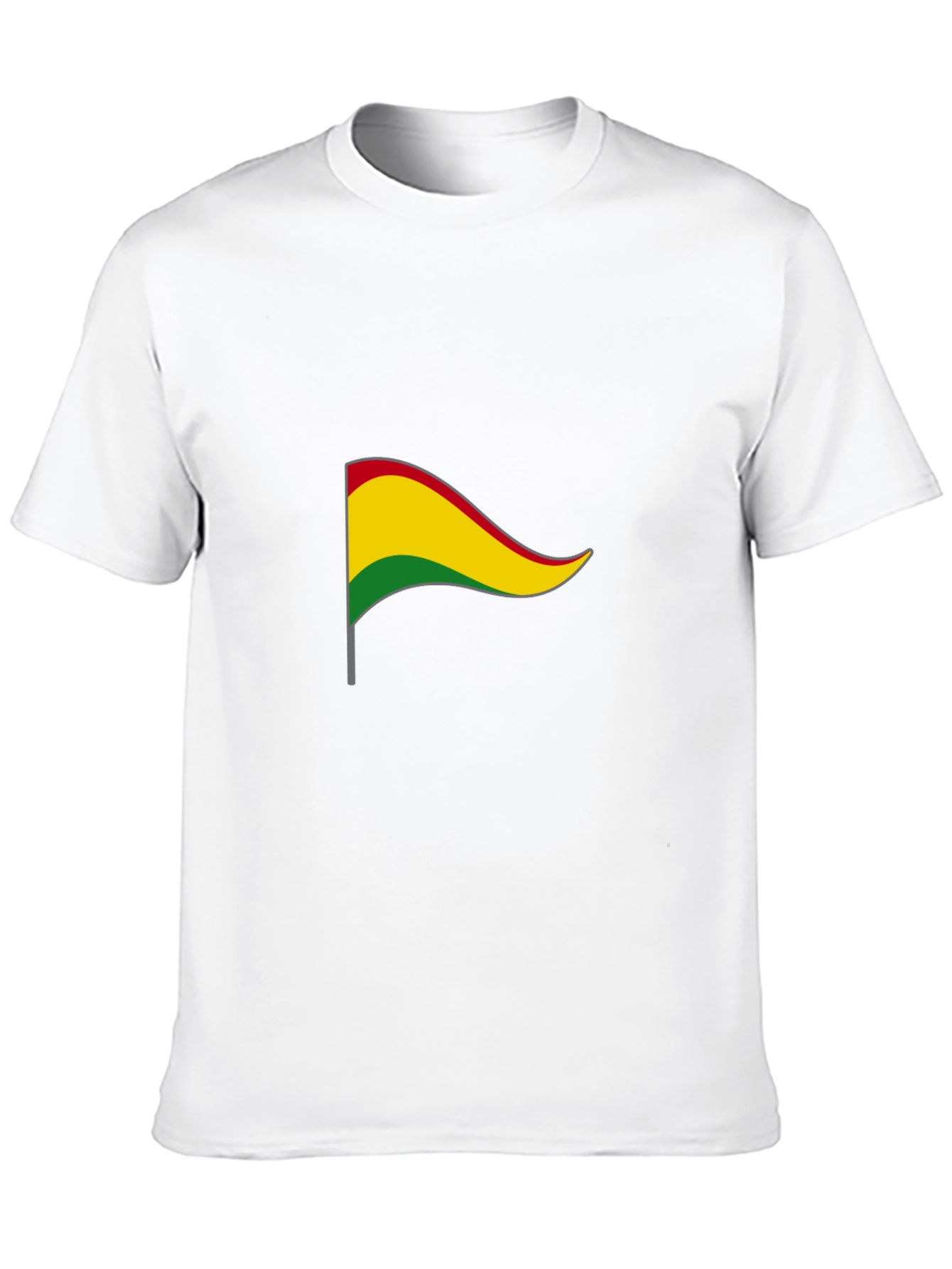 Bolivia Flag Graphic Tee - Black Unisex T-Shirt