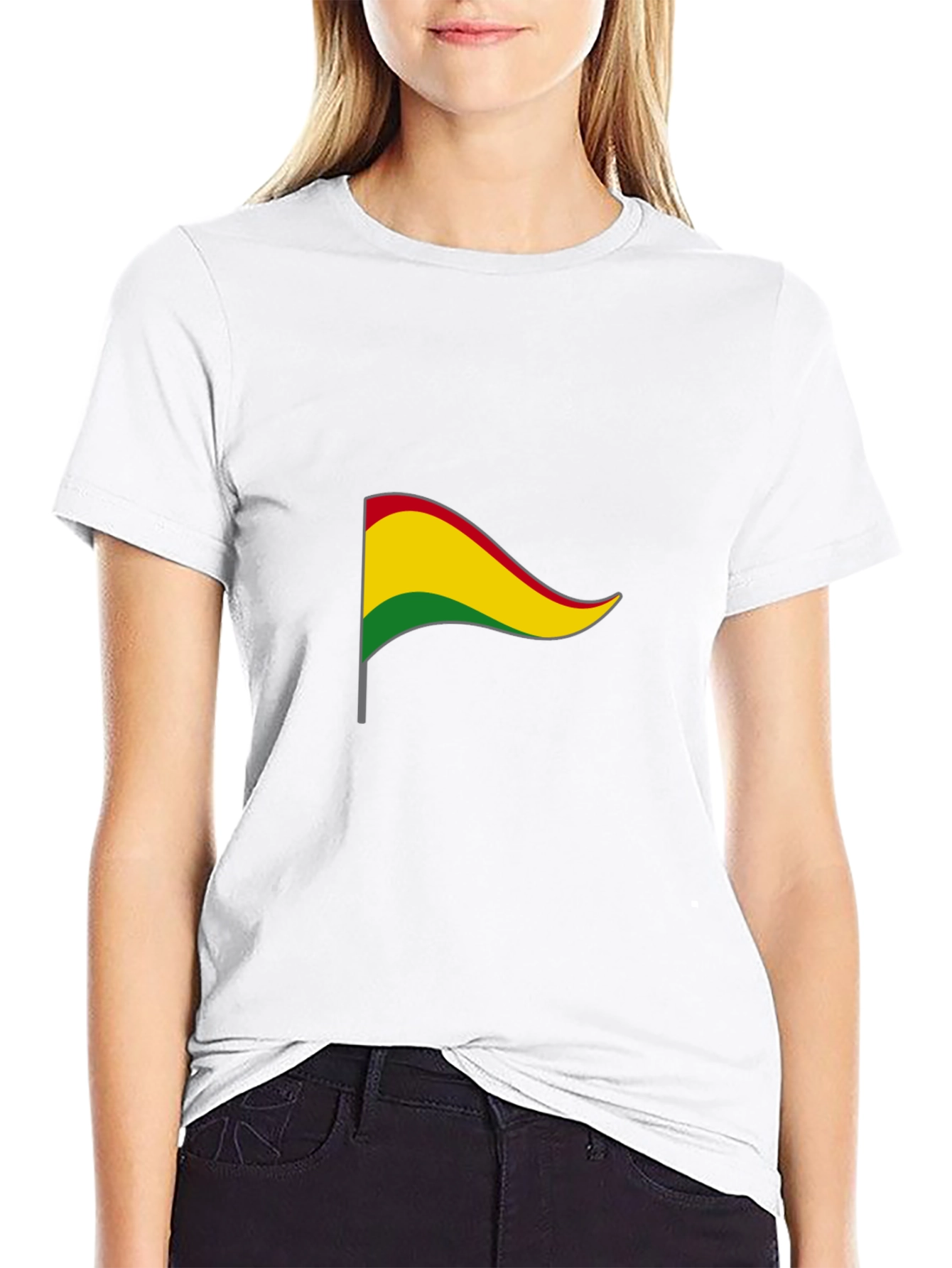 Bolivia Flag Graphic Tee - Black Unisex T-Shirt