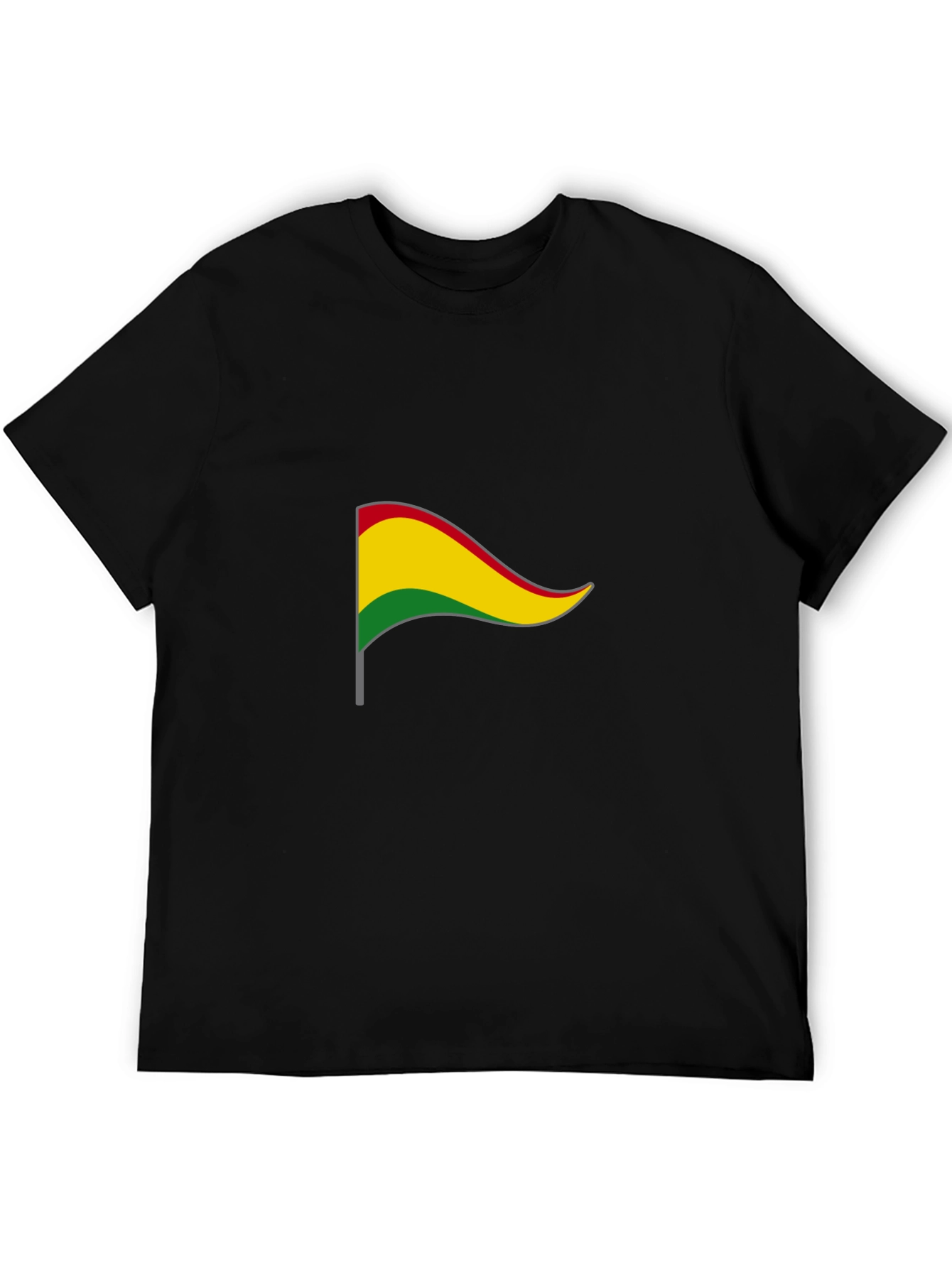Bolivia Flag Graphic Tee - Black Unisex T-Shirt