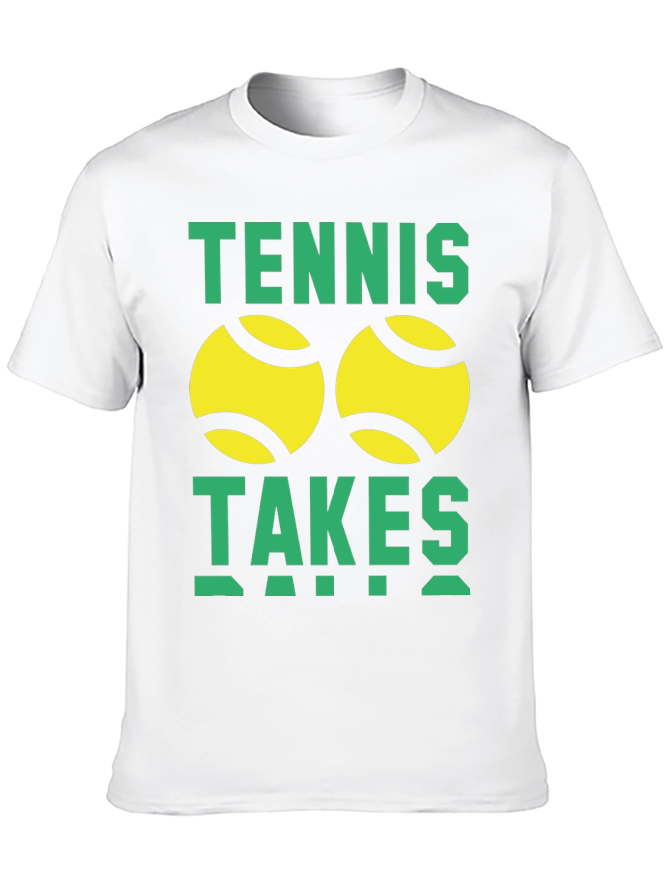Tennis Takes Balls Graphic Tee