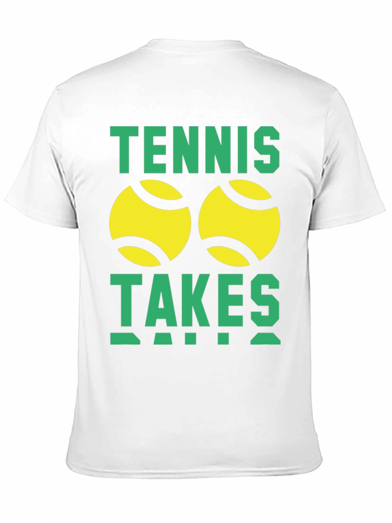 Tennis Takes Balls Graphic Tee