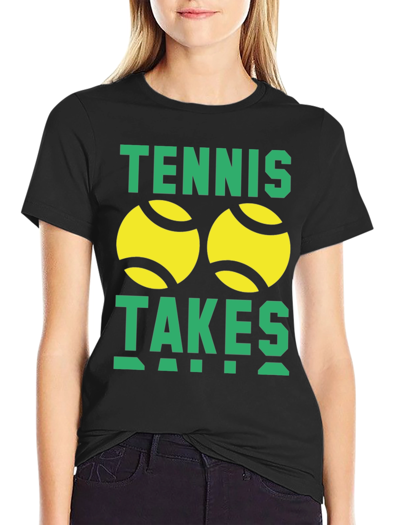Tennis Takes Balls Graphic Tee