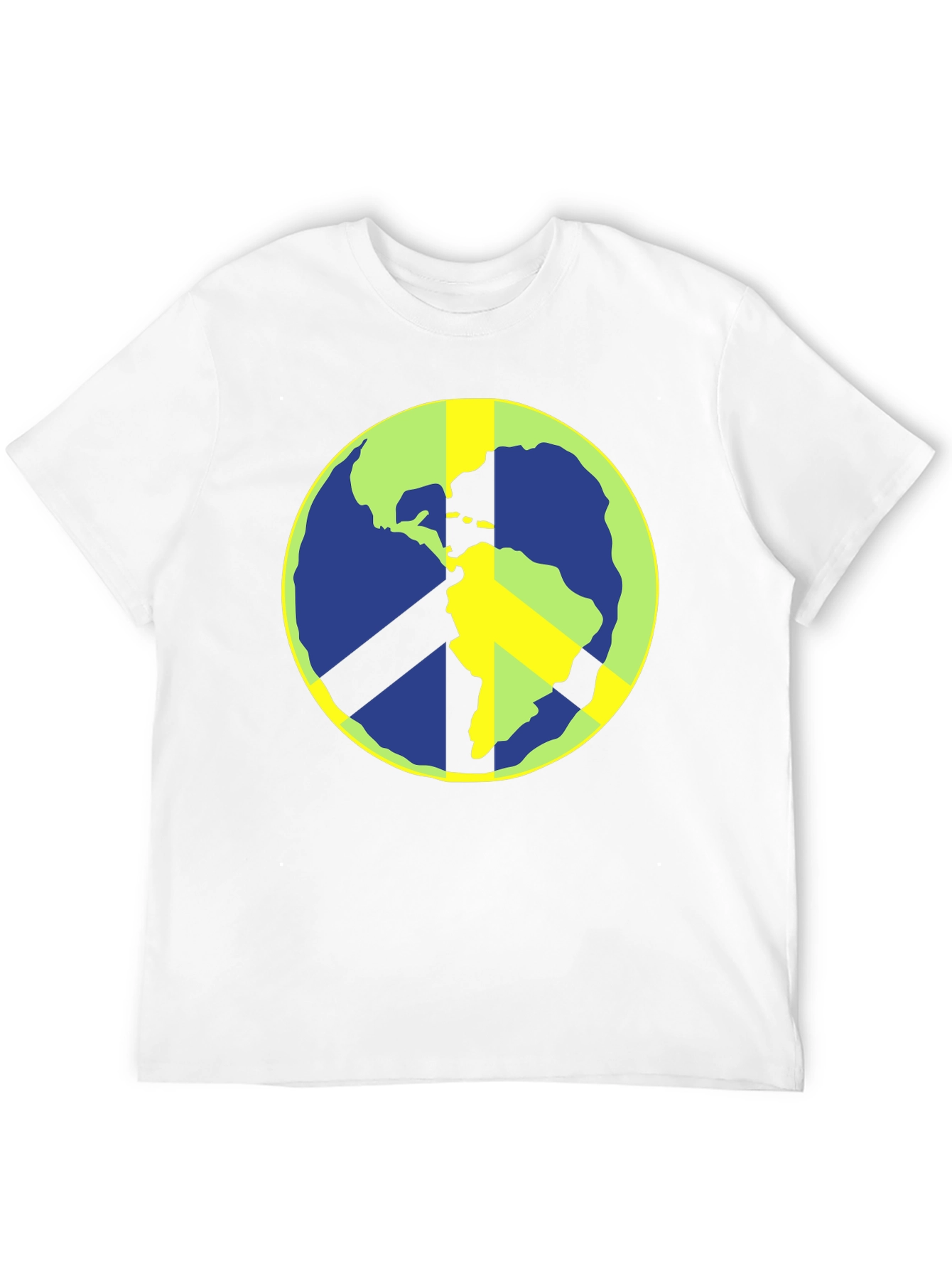 Peace Earth Graphic T-Shirt - Black