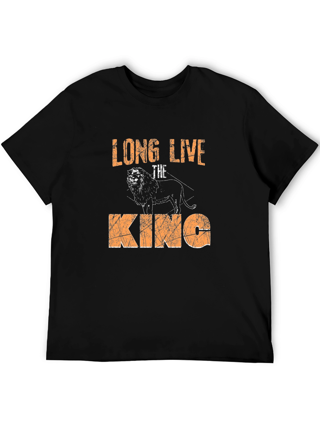 Long Live The King Lion Graphic T-Shirt