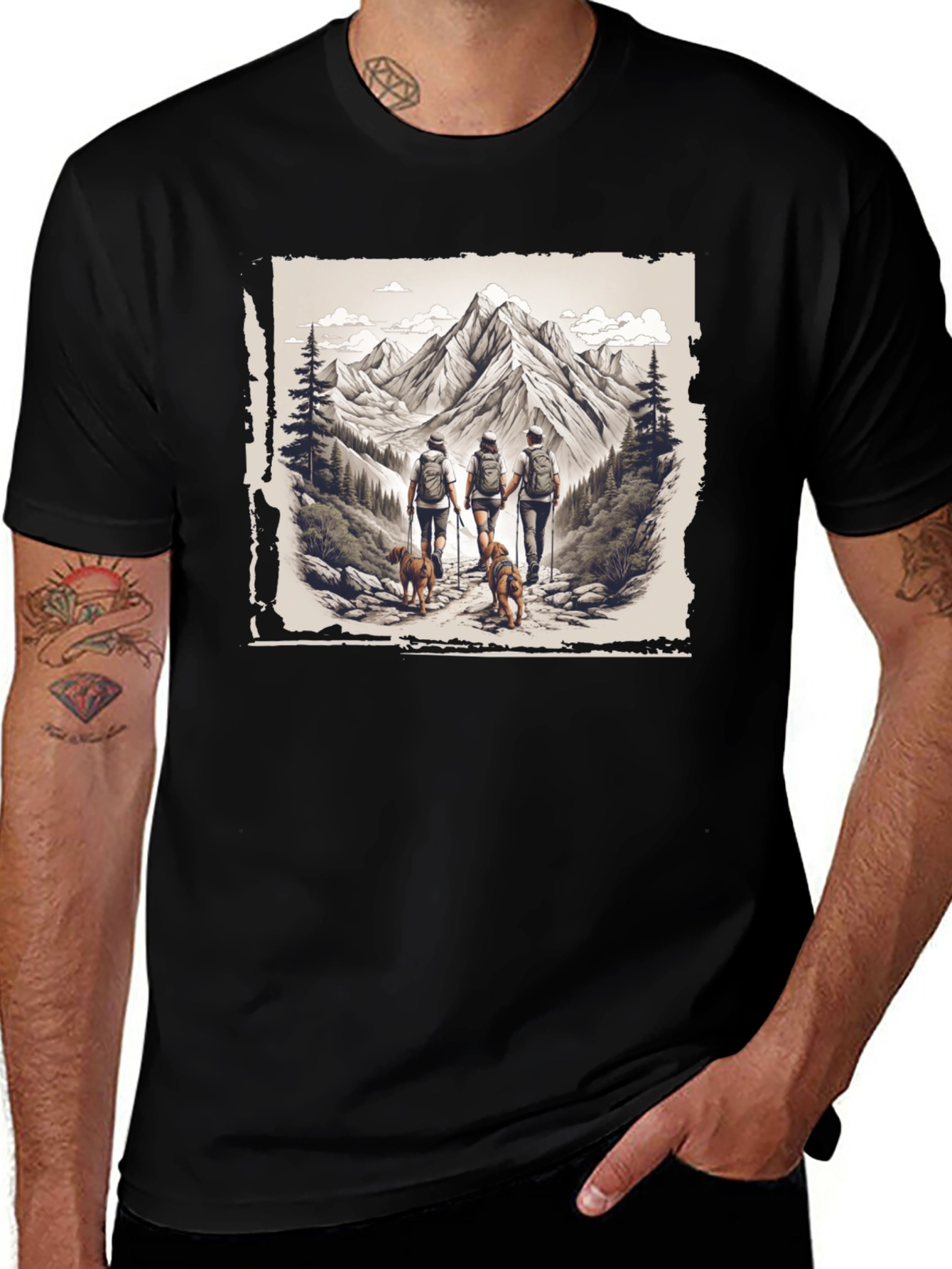 Hiking Adventure Graphic Tee