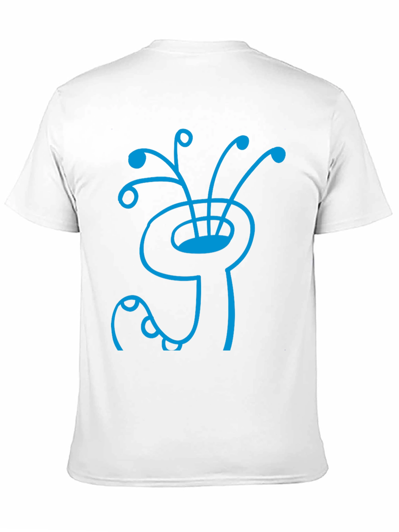 Abstract Creature Graphic Tee - Stylish Cotton Shirt