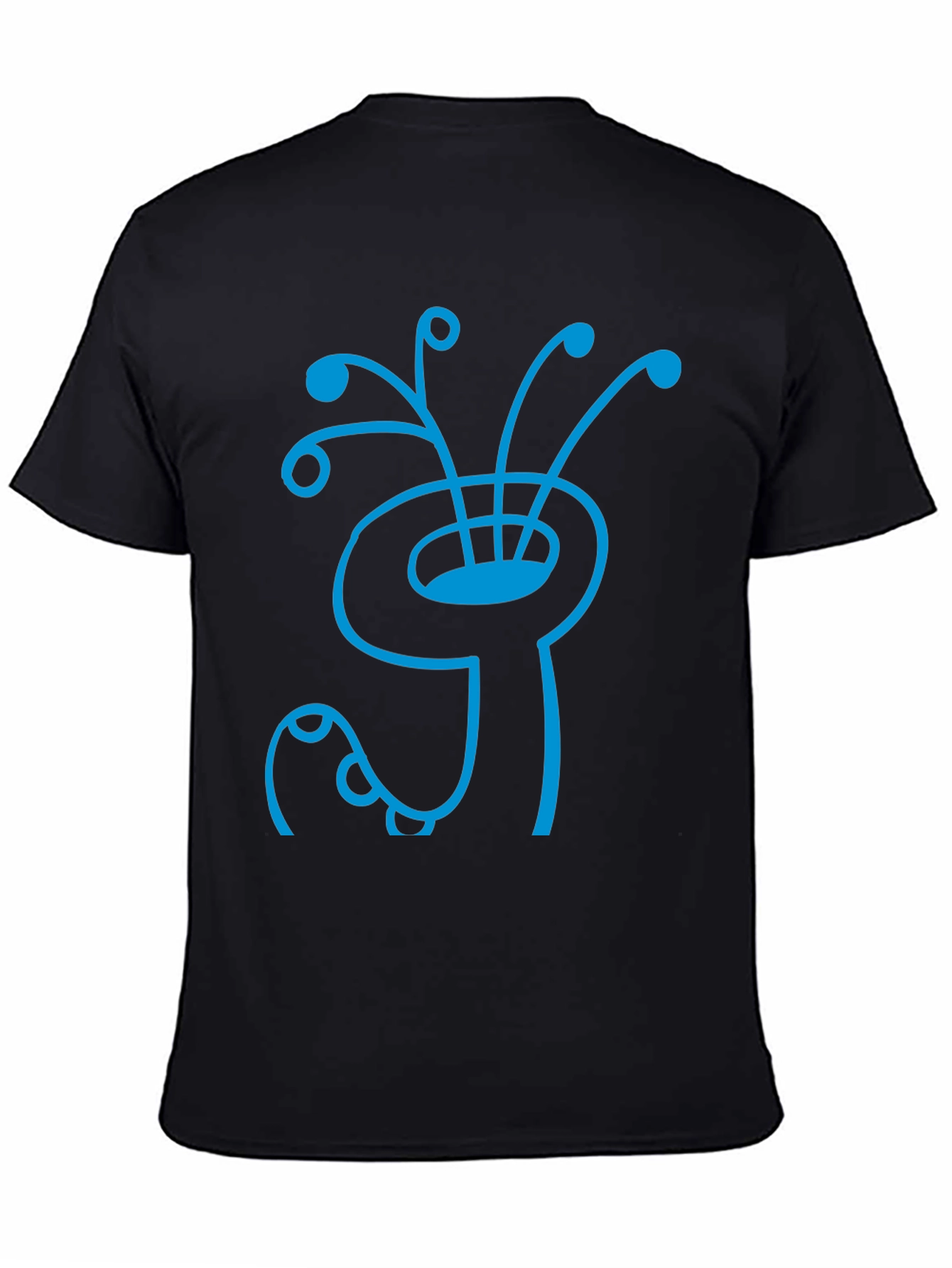 Abstract Creature Graphic Tee - Stylish Cotton Shirt