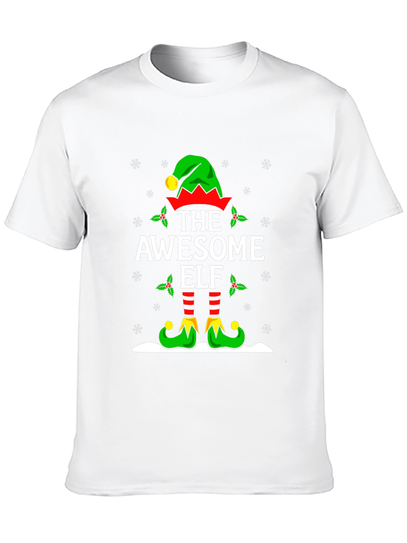 Awesome Elf Christmas T-Shirt