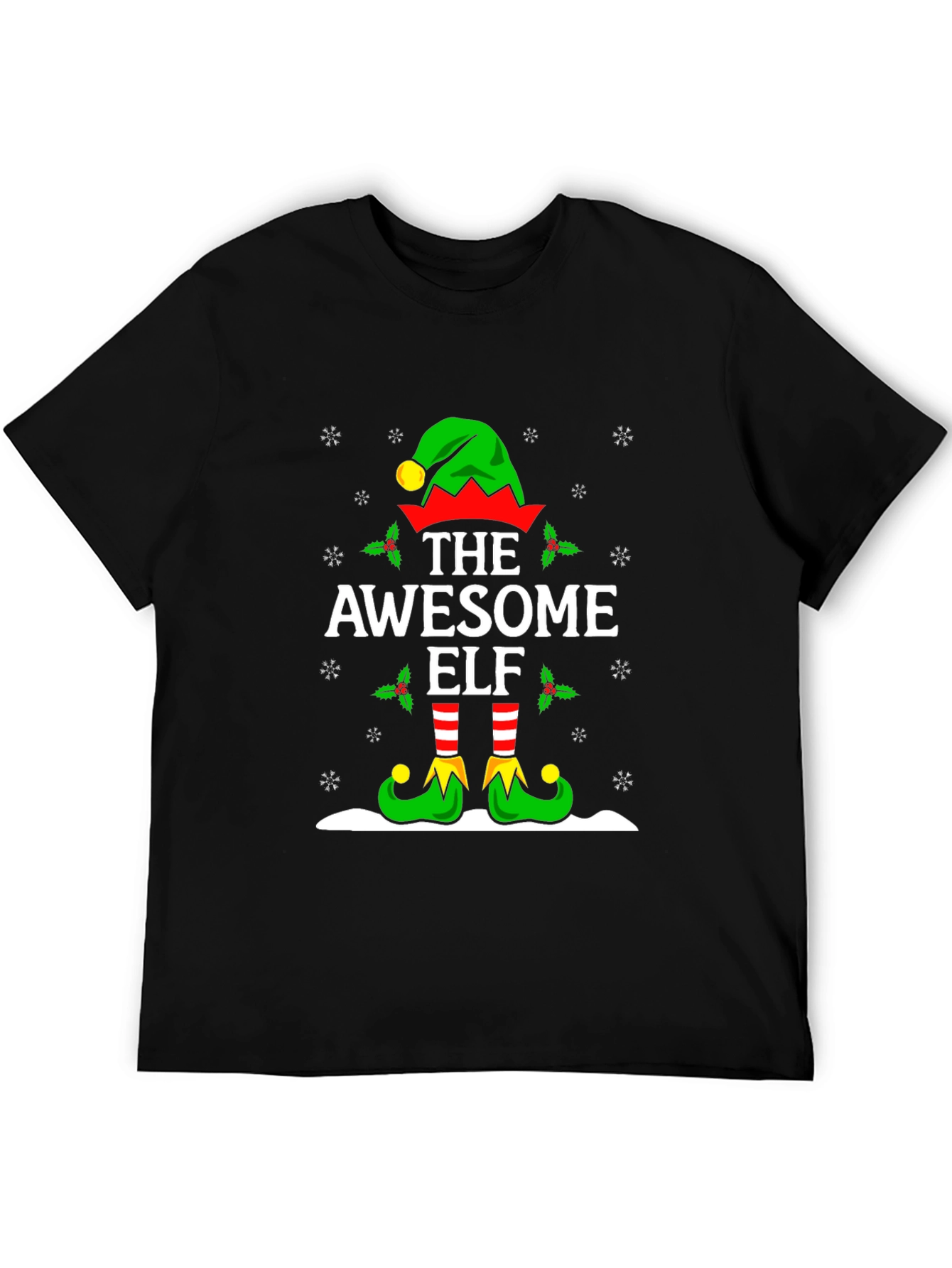 Awesome Elf Christmas T-Shirt