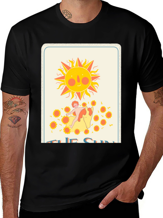 Tarot Card The Sun Graphic T-Shirt