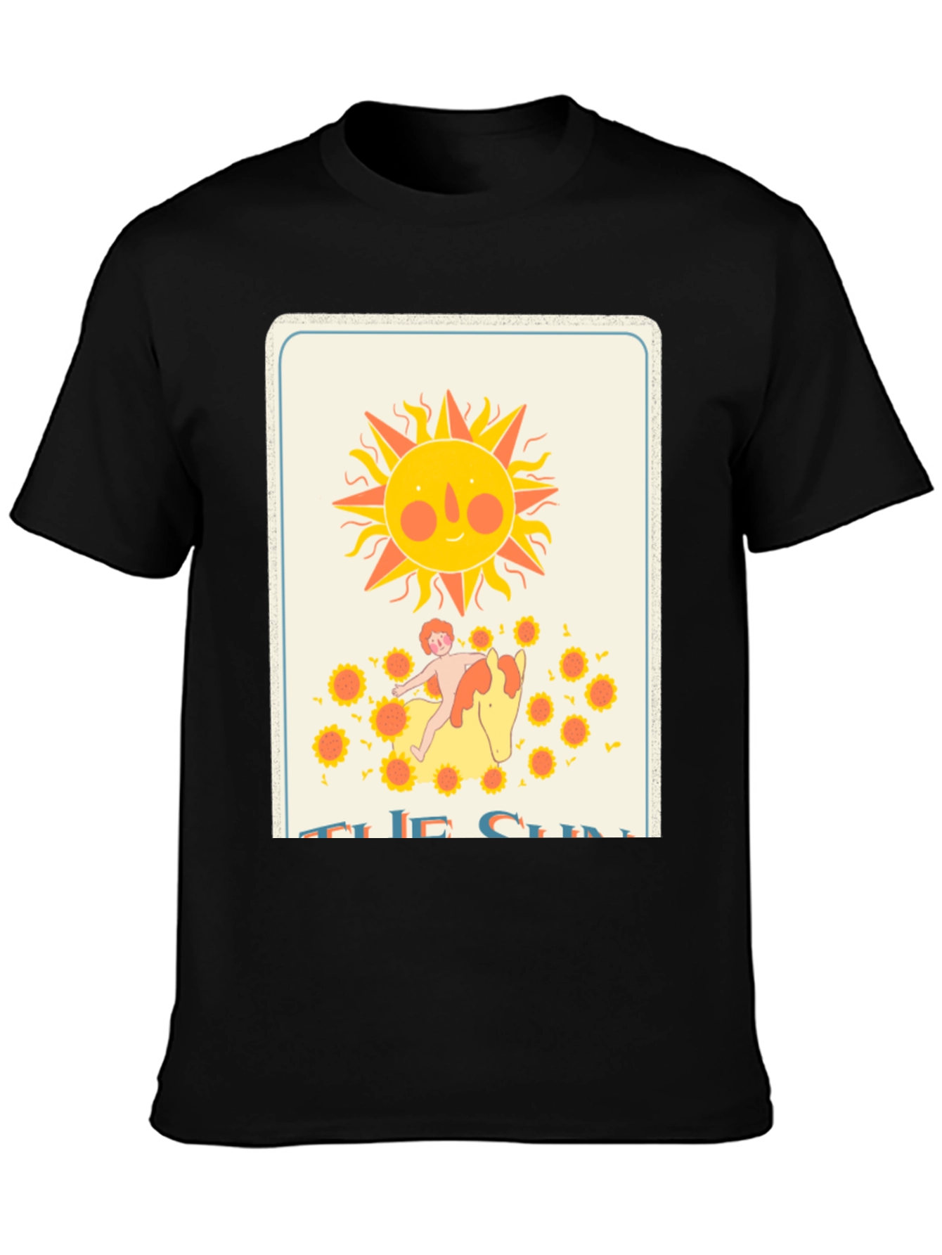 Tarot Card The Sun Graphic T-Shirt