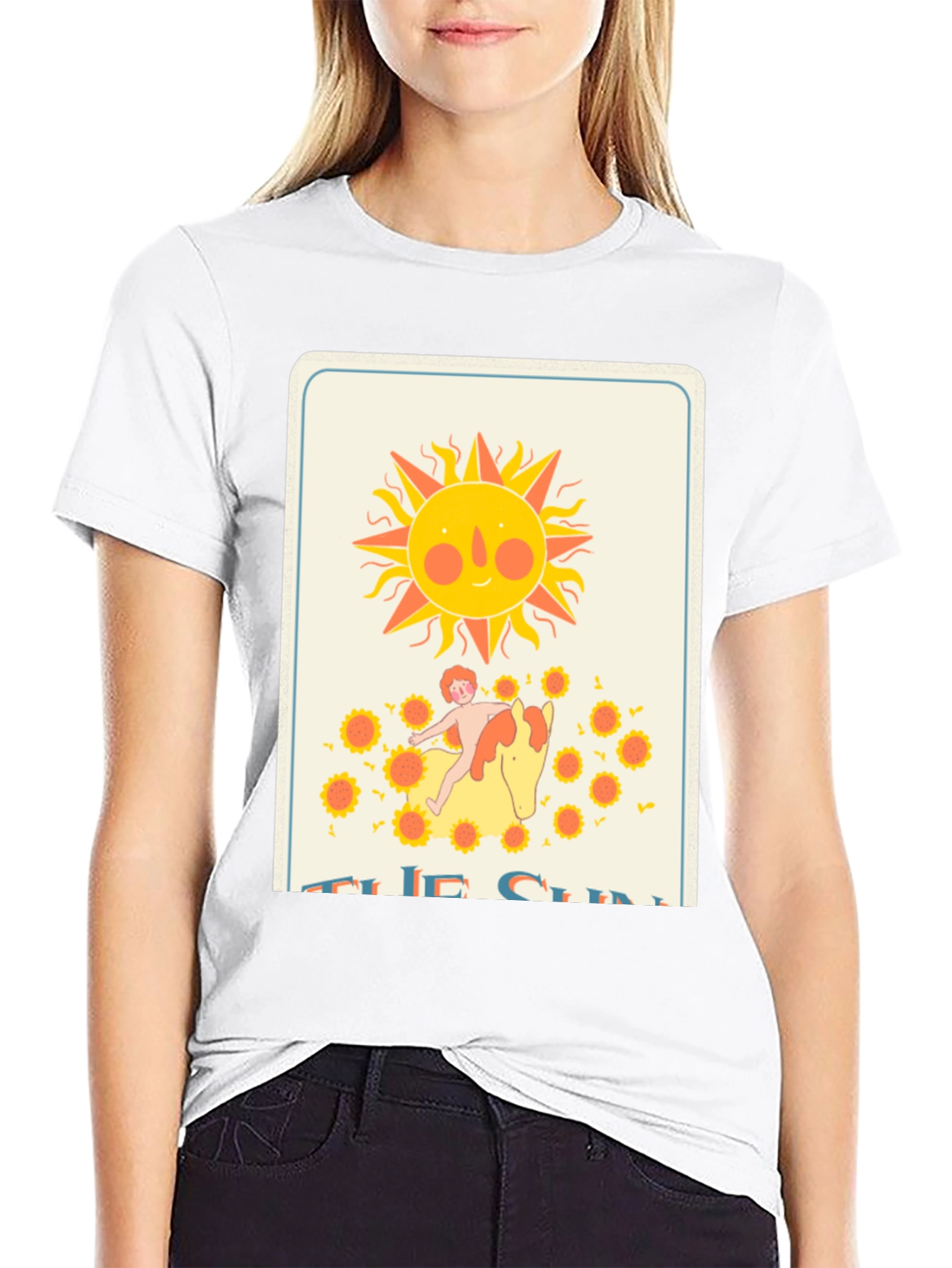 Tarot Card The Sun Graphic T-Shirt