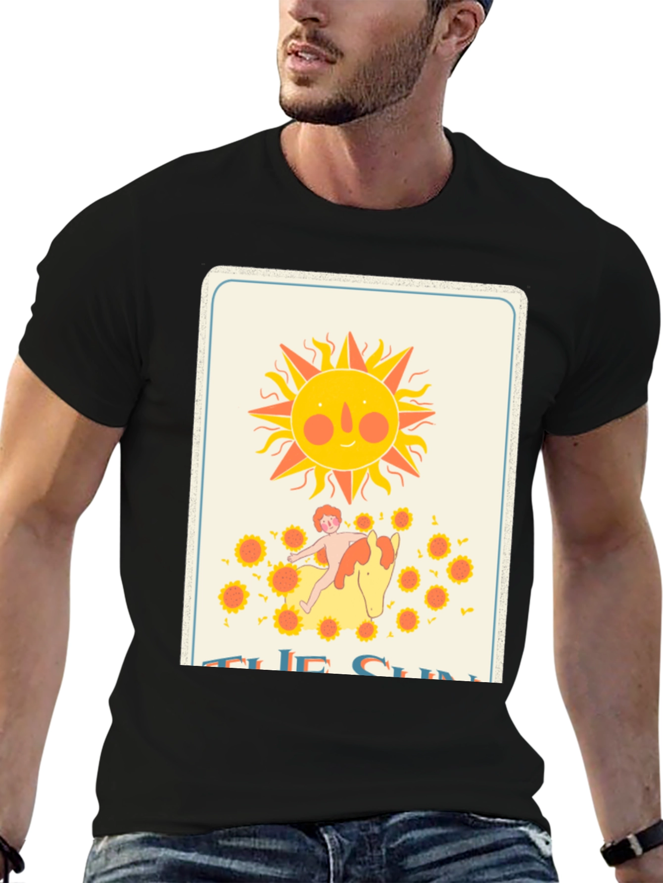 Tarot Card The Sun Graphic T-Shirt
