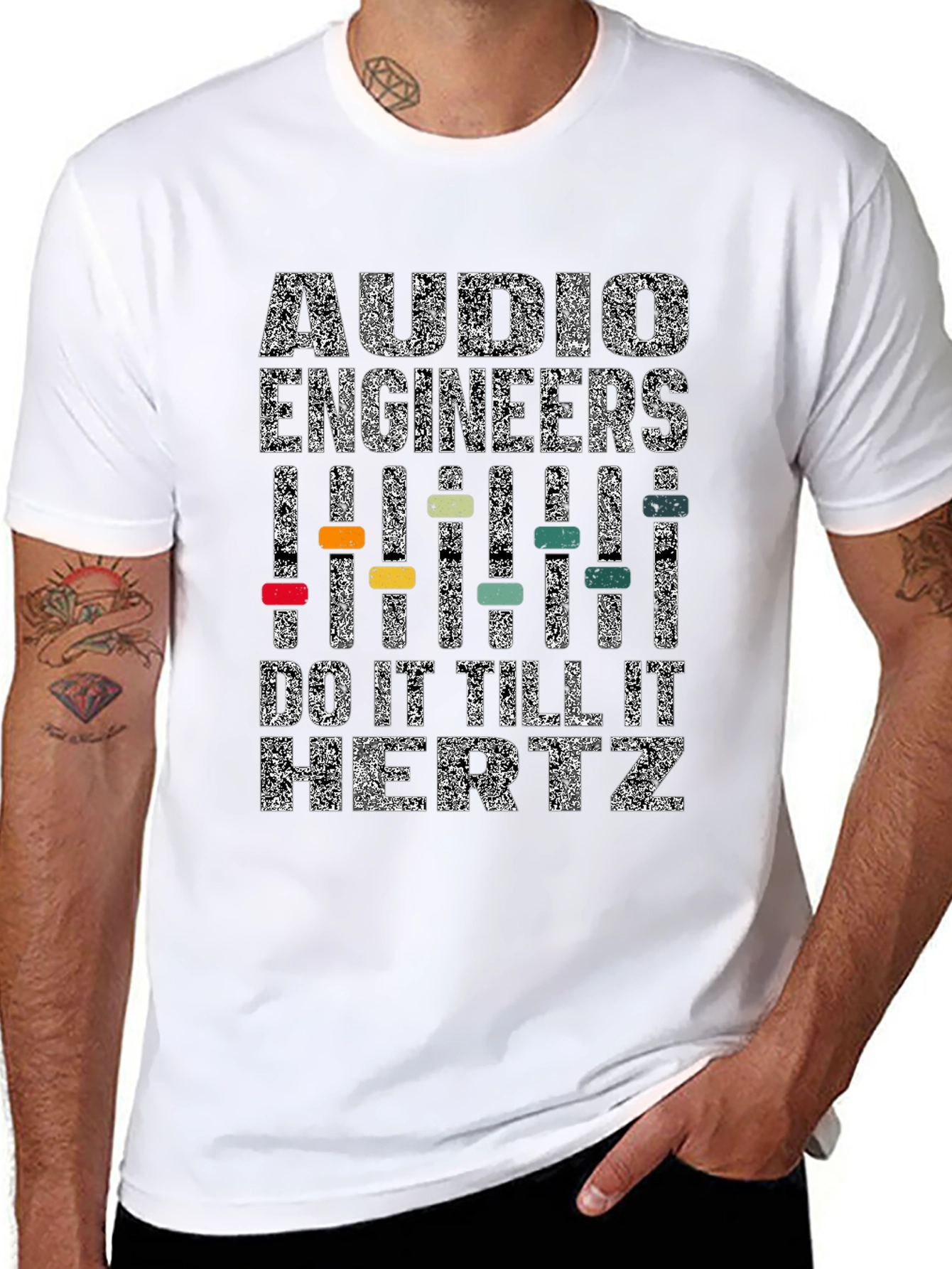 Audio Engineers Do It Till It Hertz T-Shirt