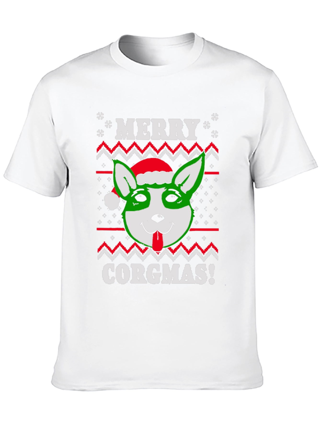 Merry Corgmas Ugly Christmas T-Shirt