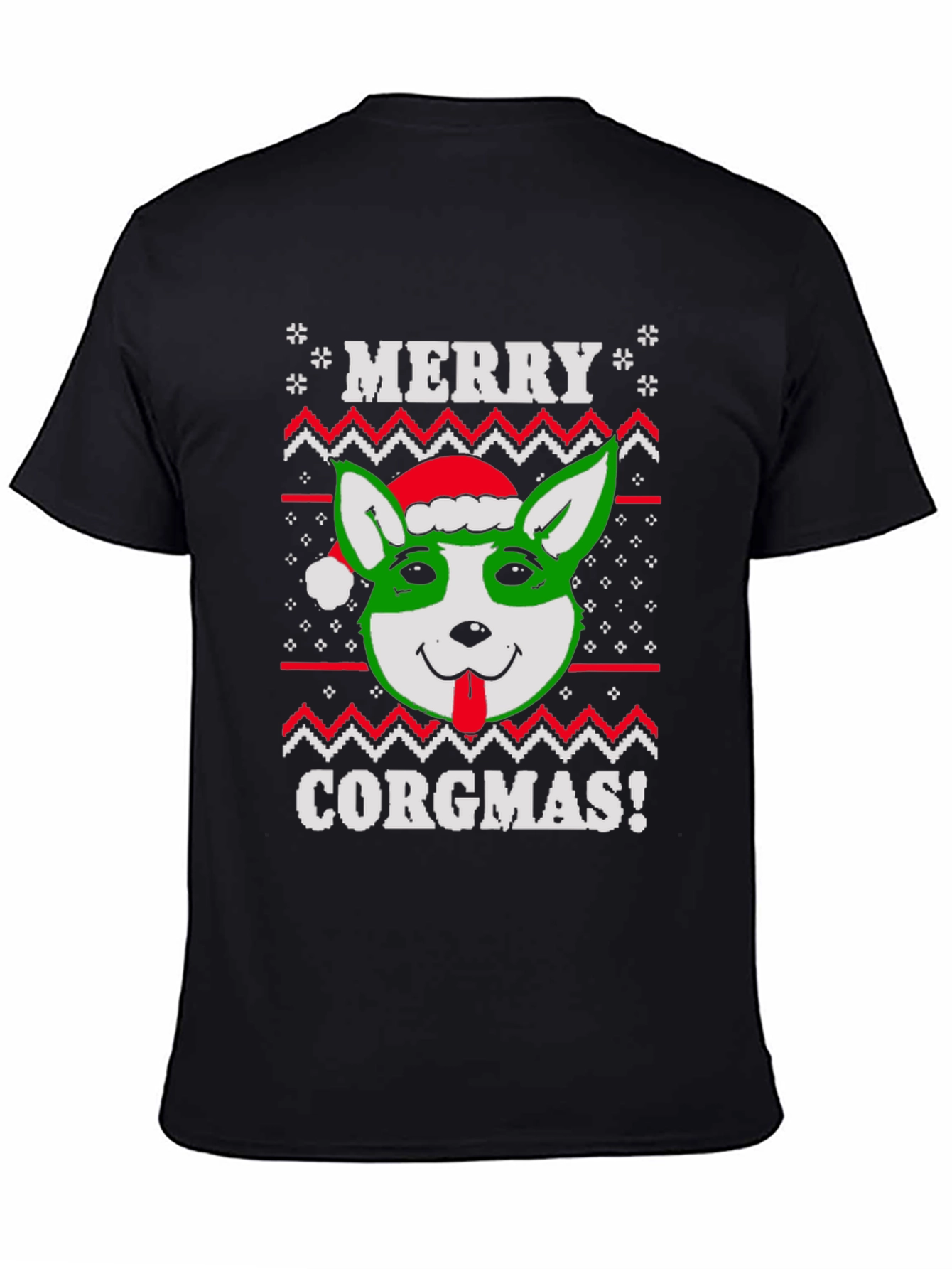 Merry Corgmas Ugly Christmas T-Shirt