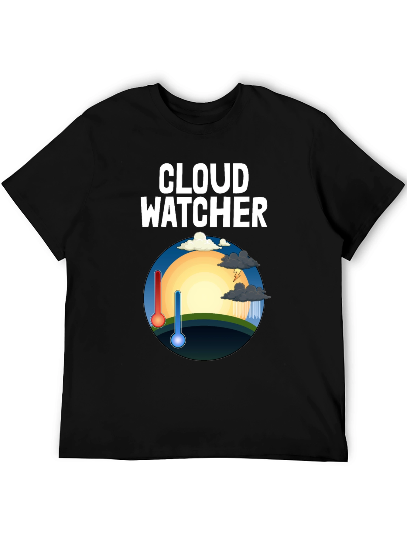 Cloud Watcher Graphic Tee - Weather Enthusiast Shirt