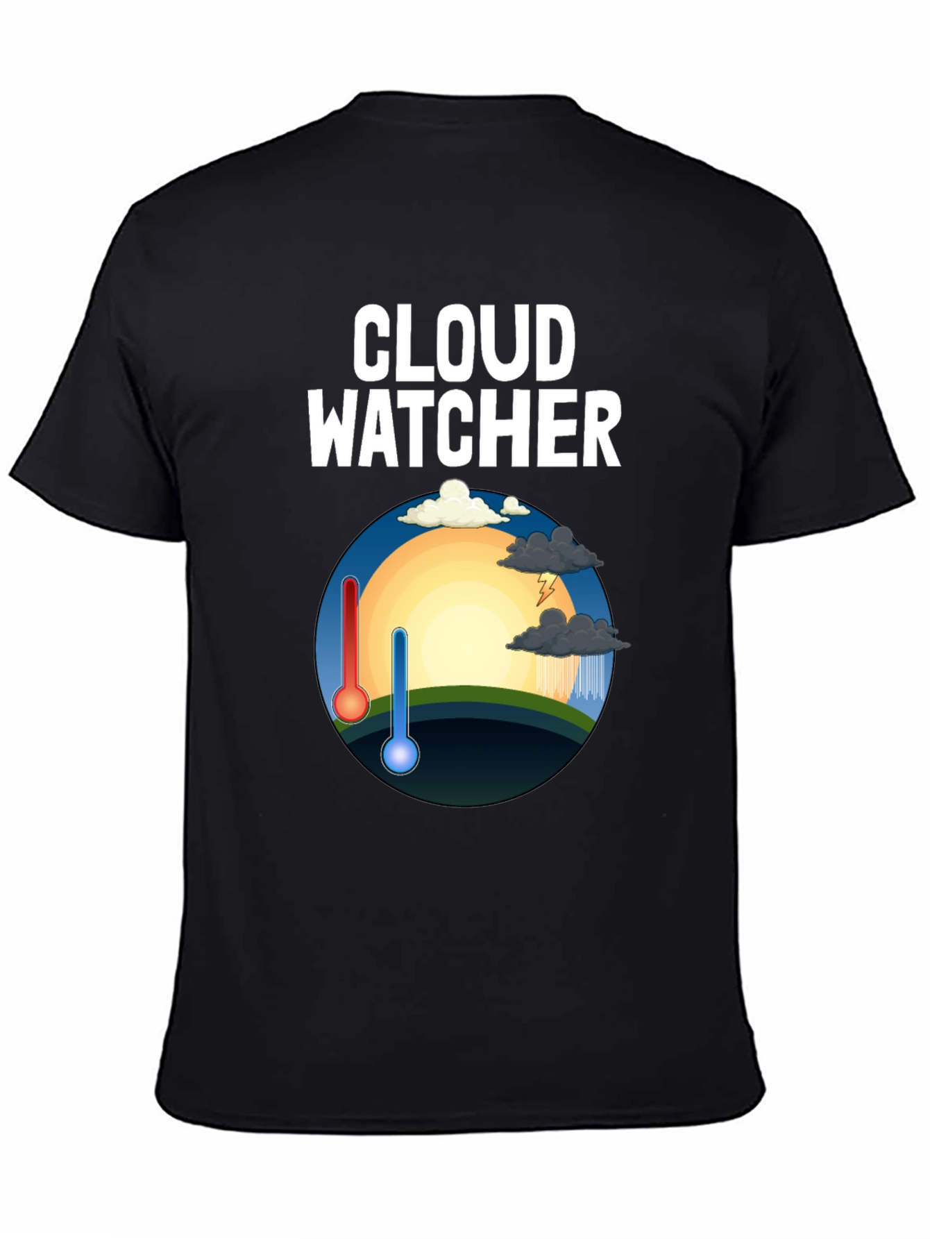 Cloud Watcher Graphic Tee - Weather Enthusiast Shirt