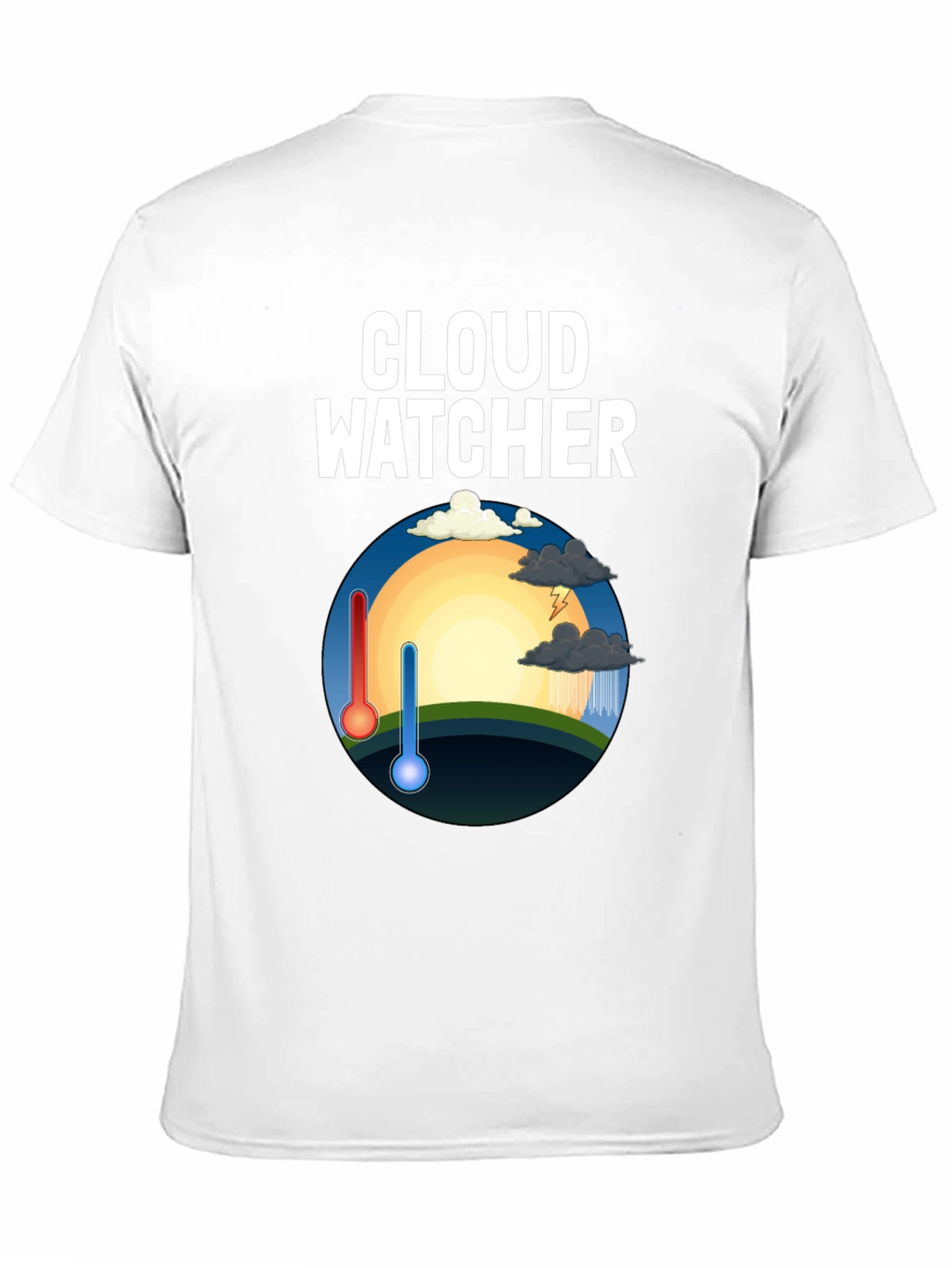 Cloud Watcher Graphic Tee - Weather Enthusiast Shirt