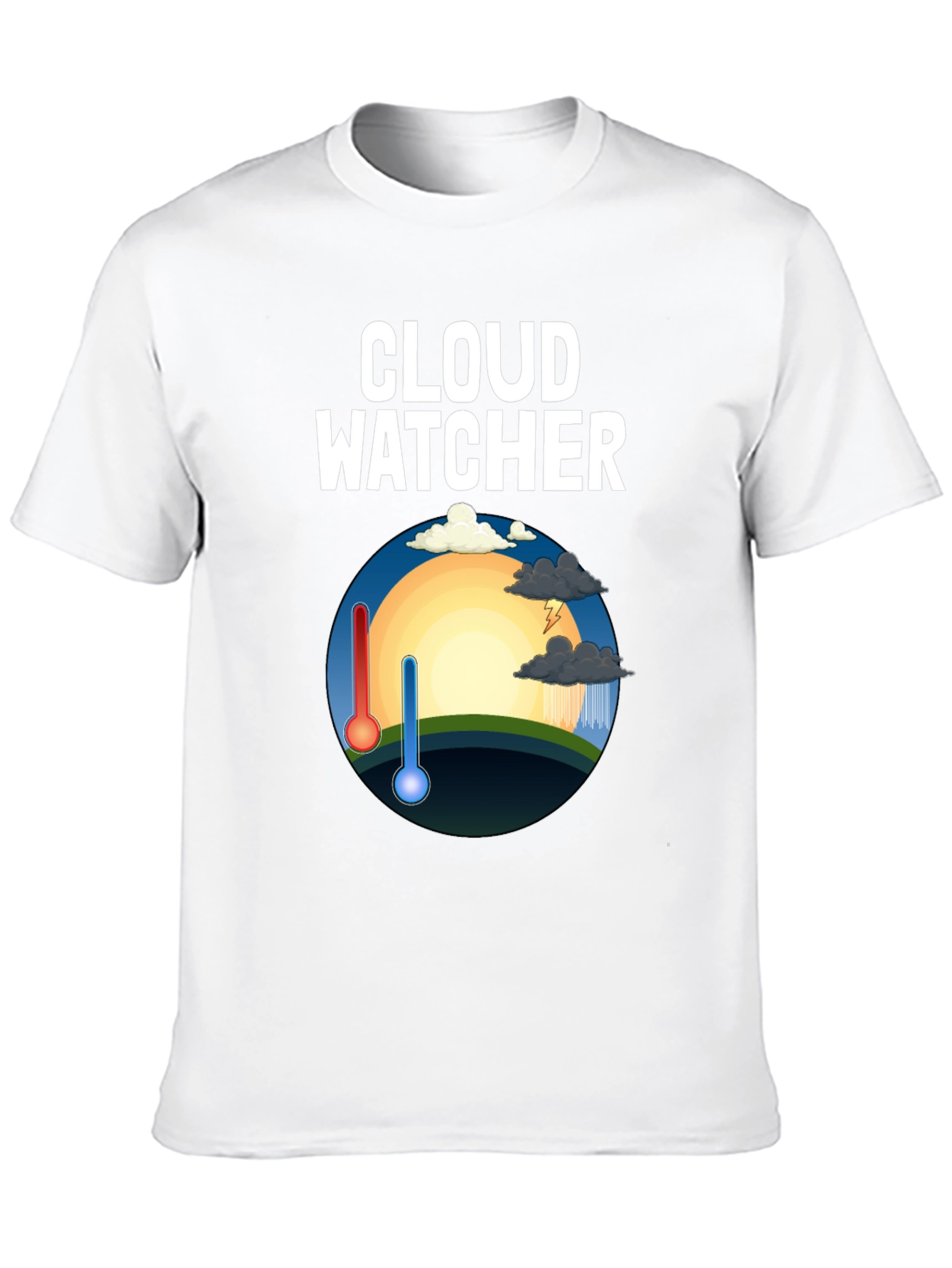 Cloud Watcher Graphic Tee - Weather Enthusiast Shirt