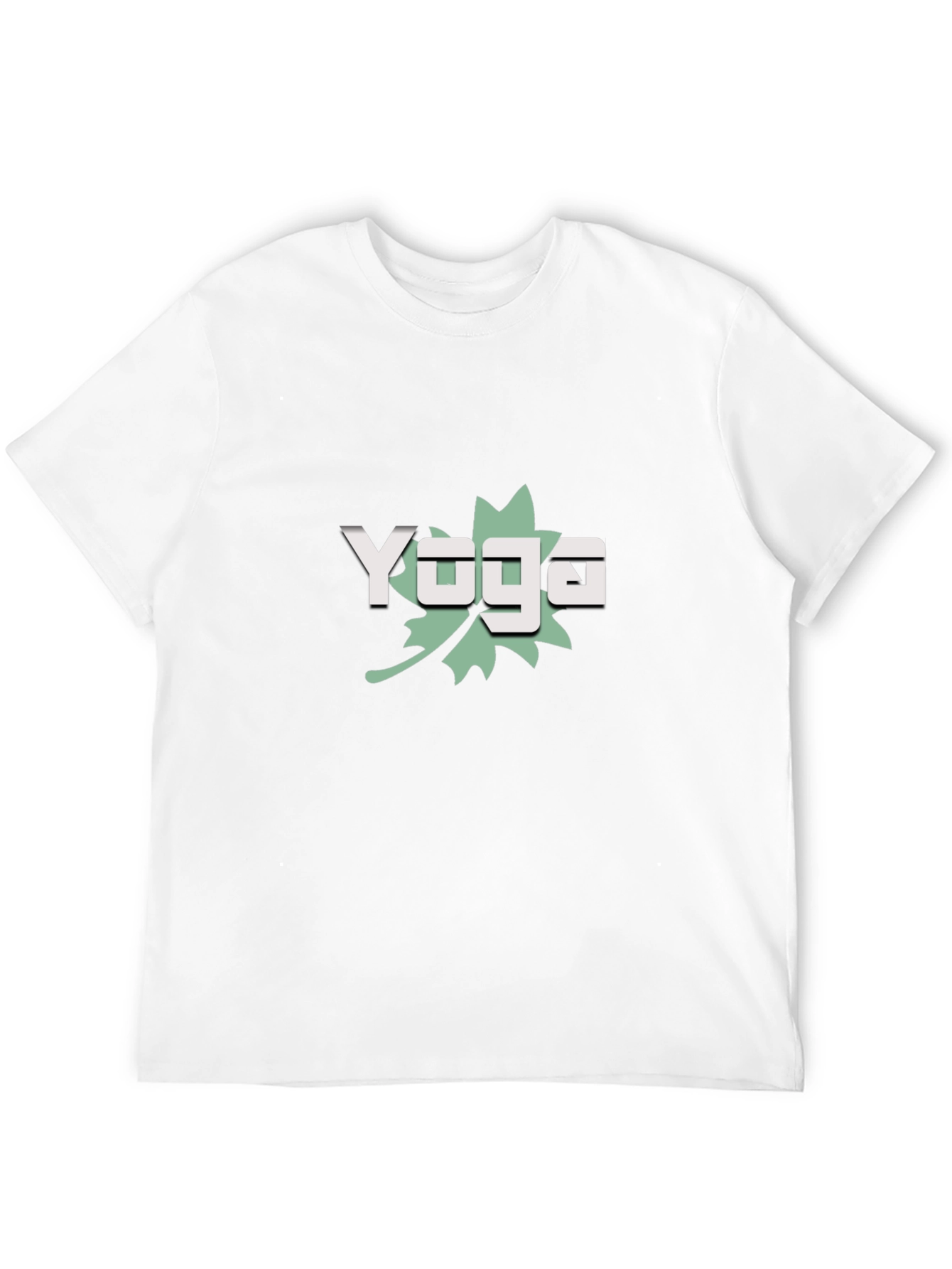 Yoga Leaf T-Shirt - Black