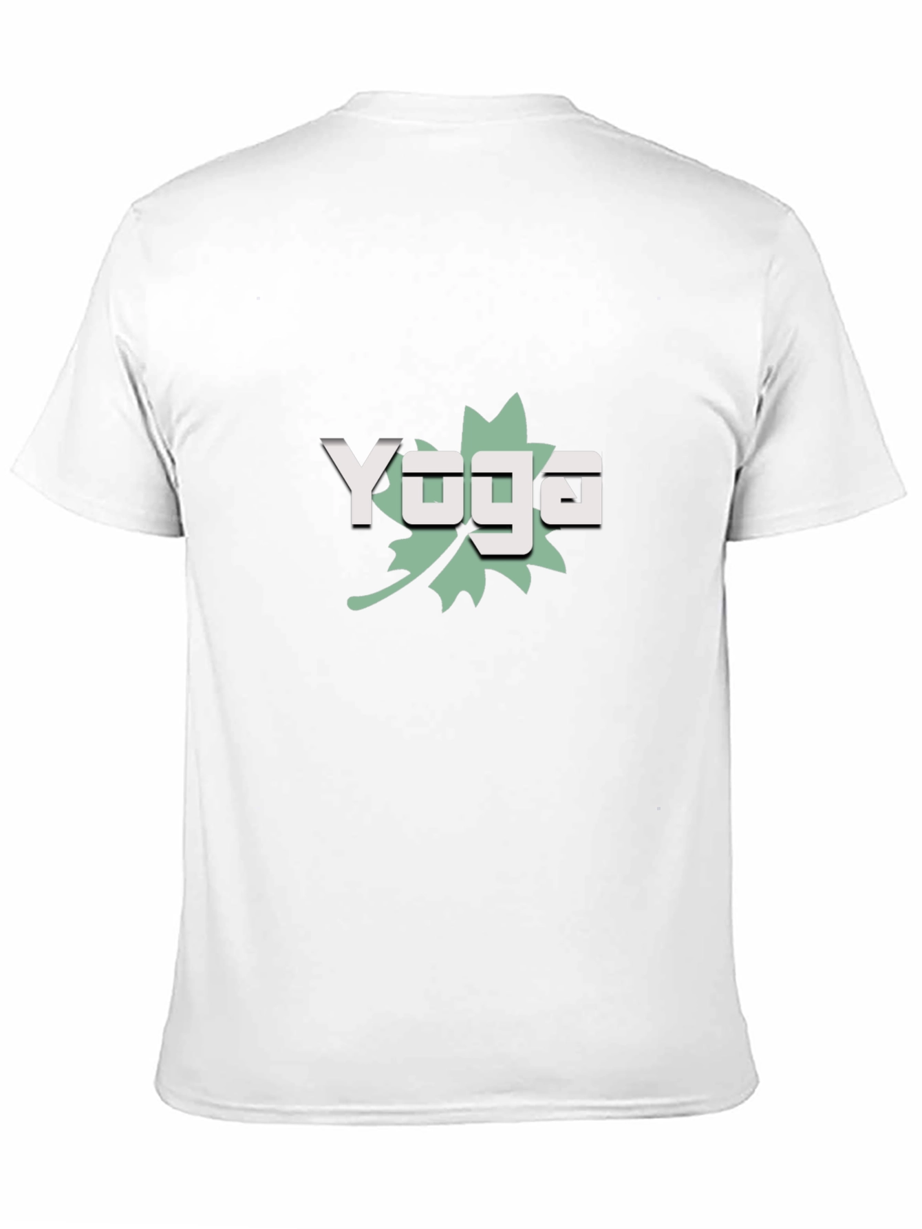 Yoga Leaf T-Shirt - Black
