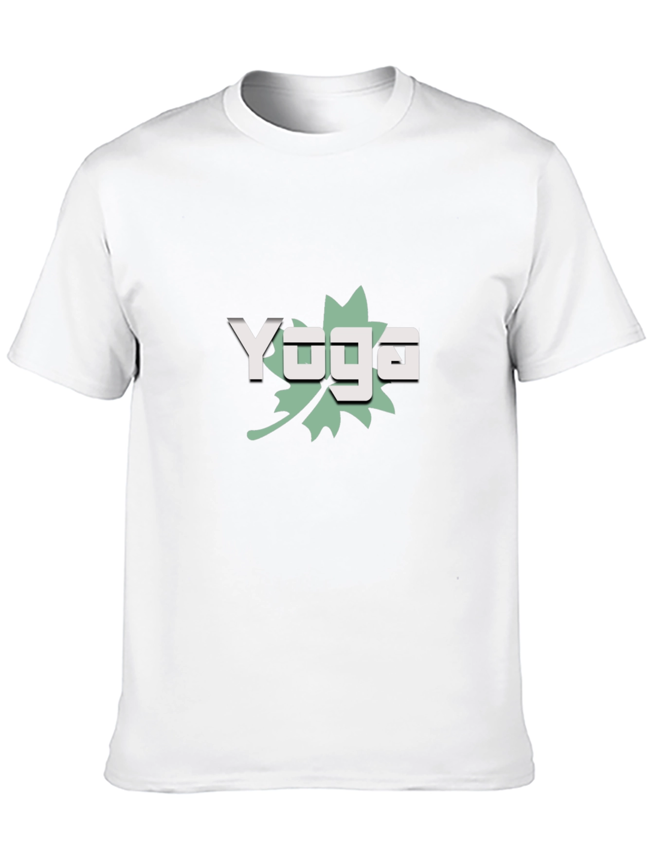 Yoga Leaf T-Shirt - Black