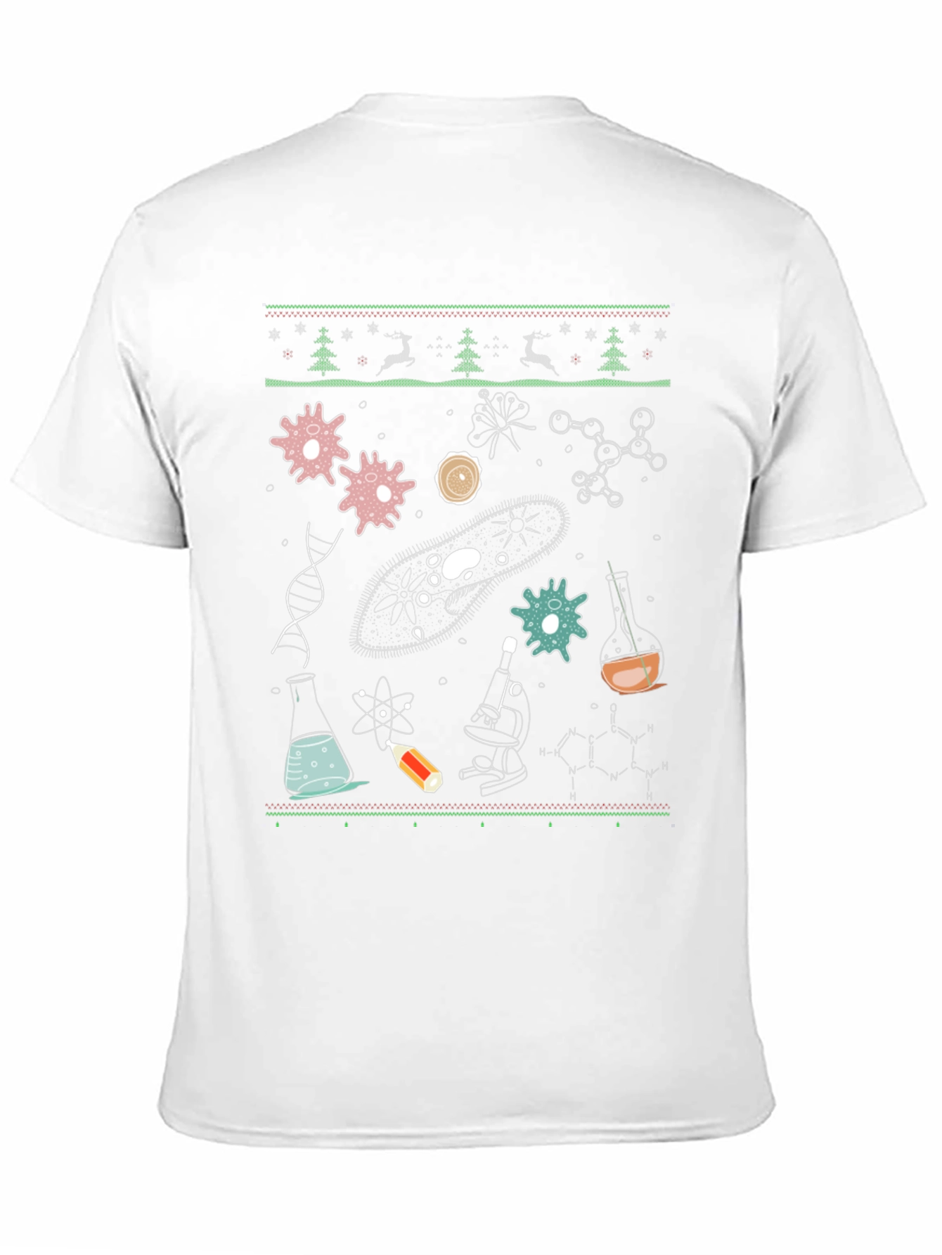Science Themed Ugly Christmas T-Shirt