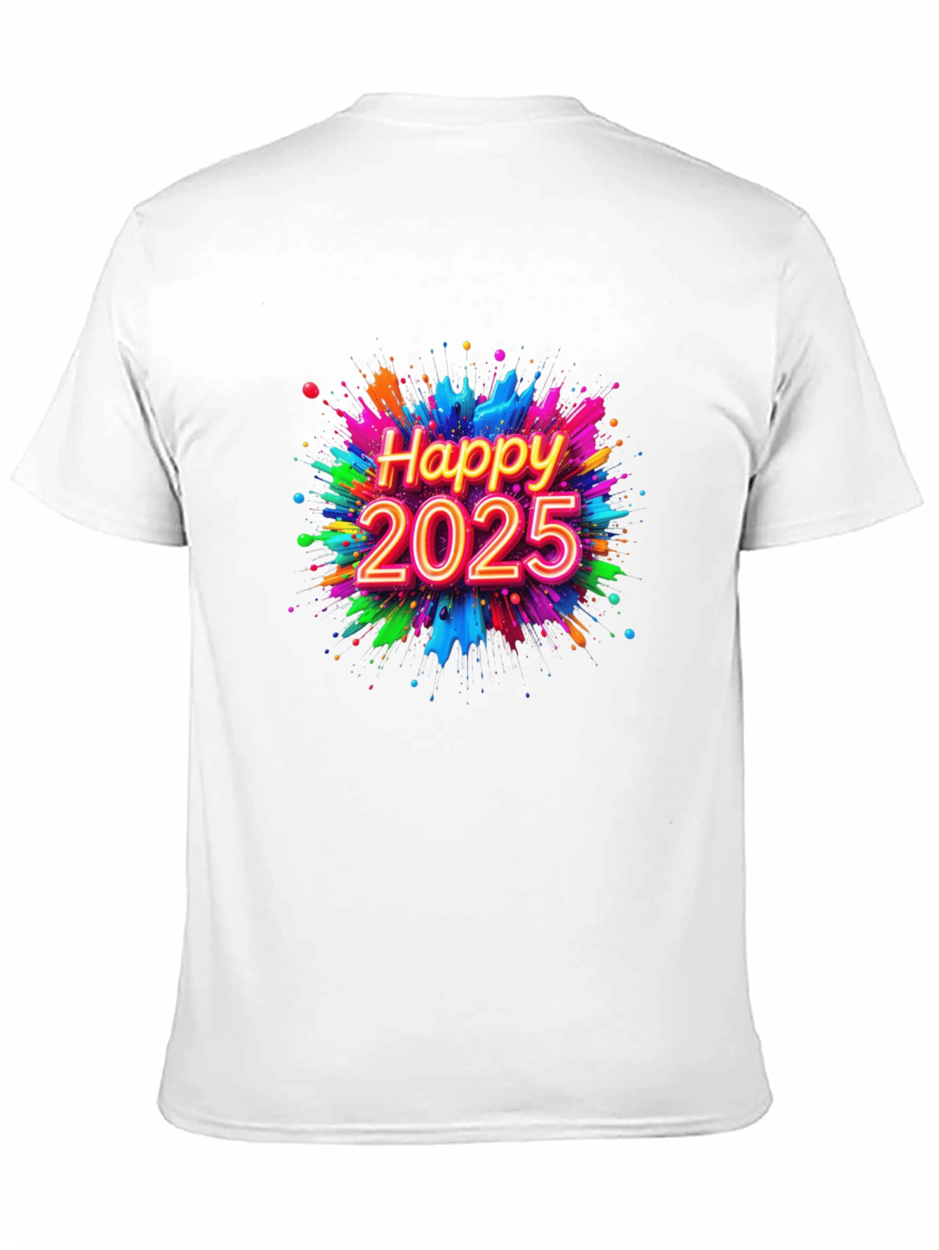 Happy 2025 Graphic Tee - New Year Celebration Shirt