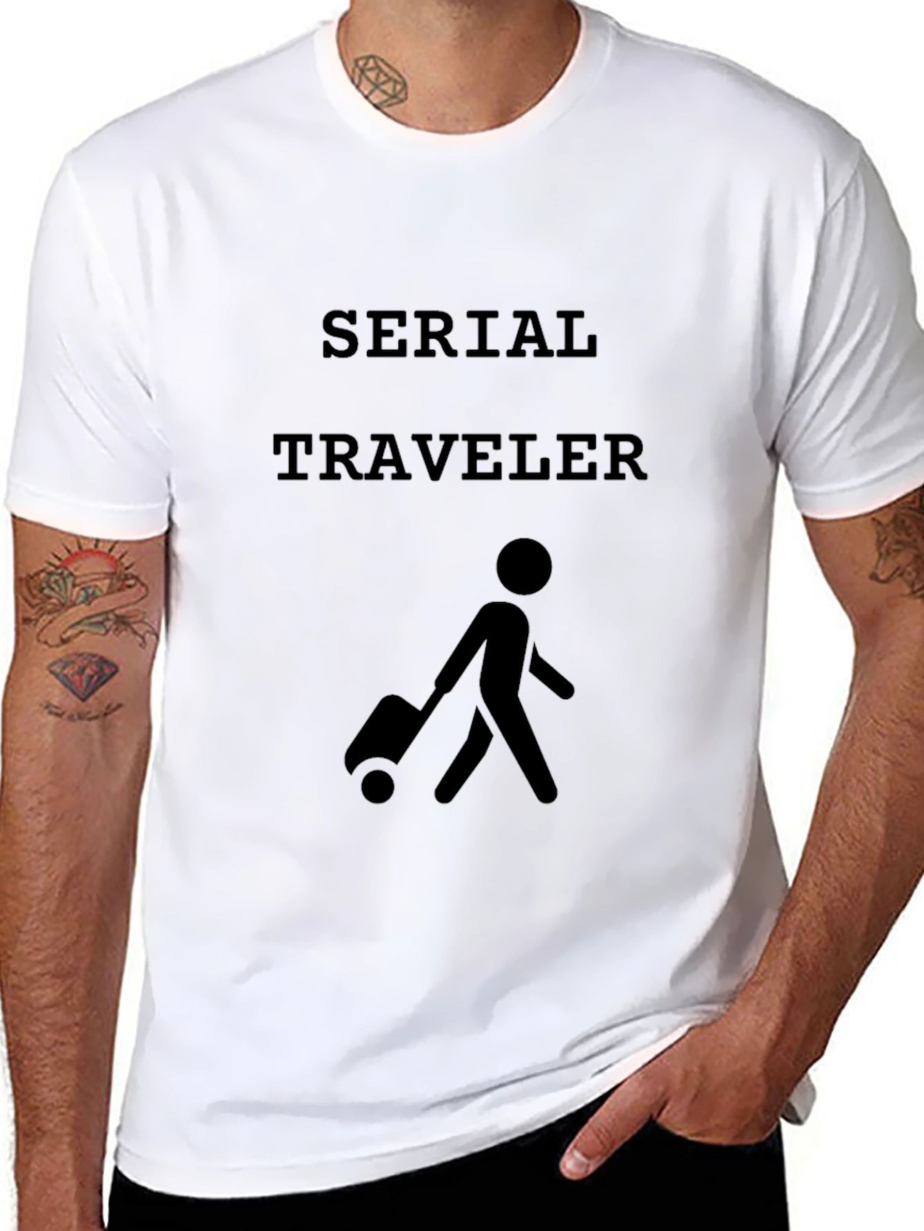 Serial Traveler Graphic T-Shirt