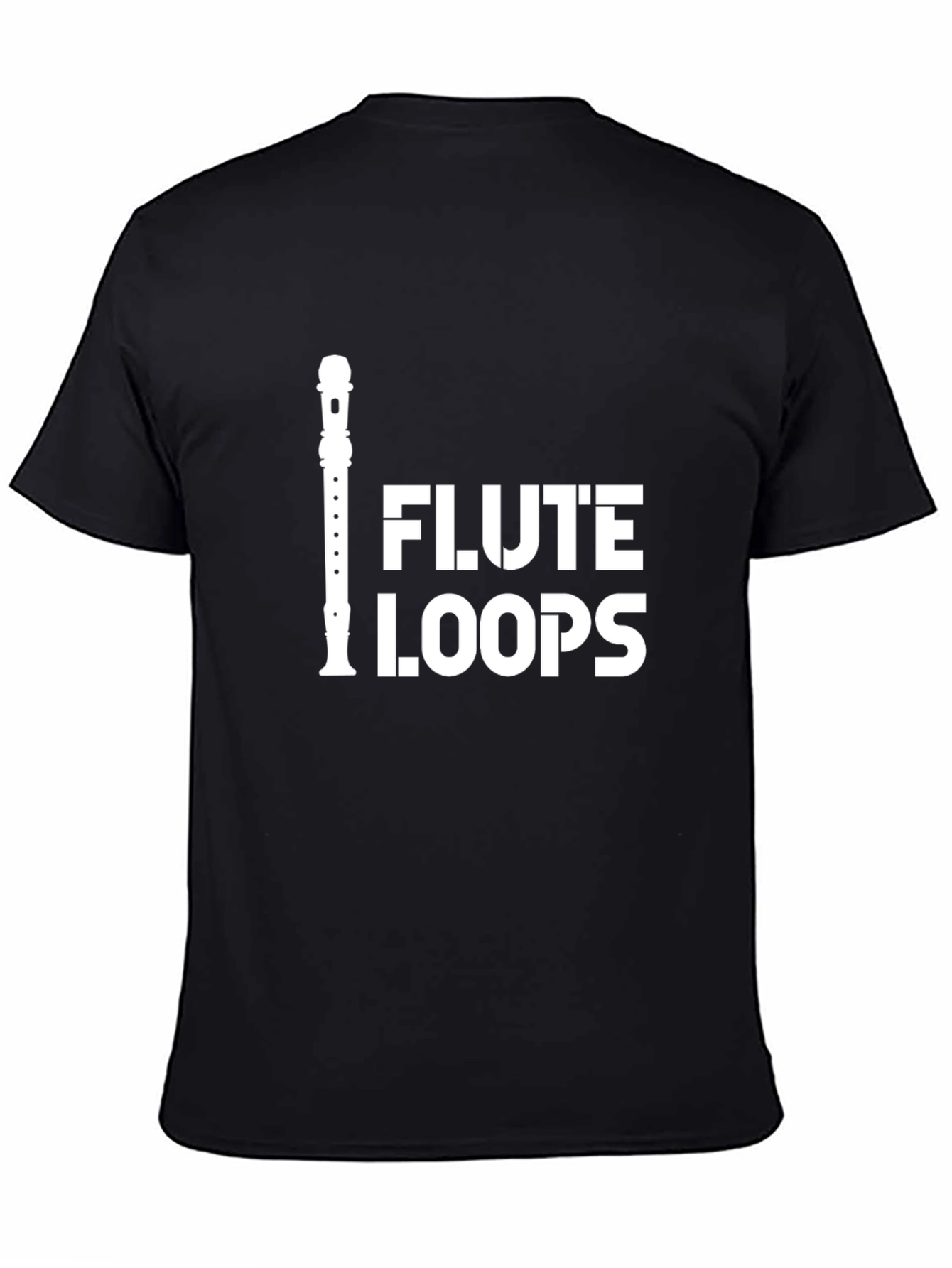 Flute Loops Graphic Tee - Music Lover T-Shirt