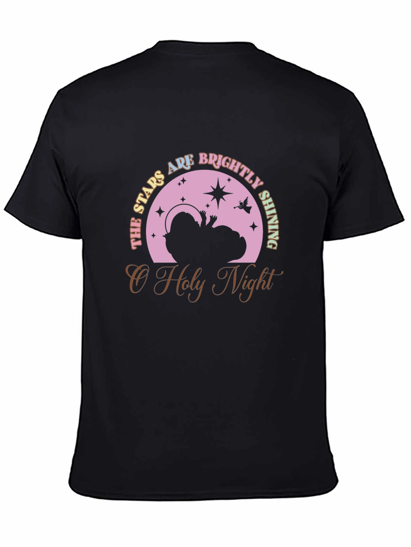 O Holy Night Stars Brightly Shining Christmas T-Shirt