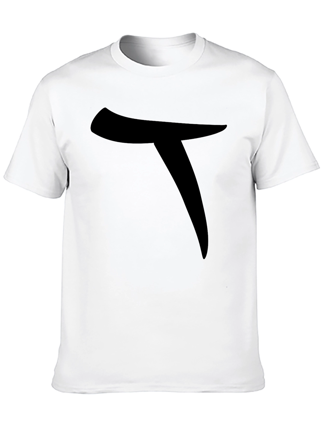 Mens Black T-Shirt with Bold Graphic