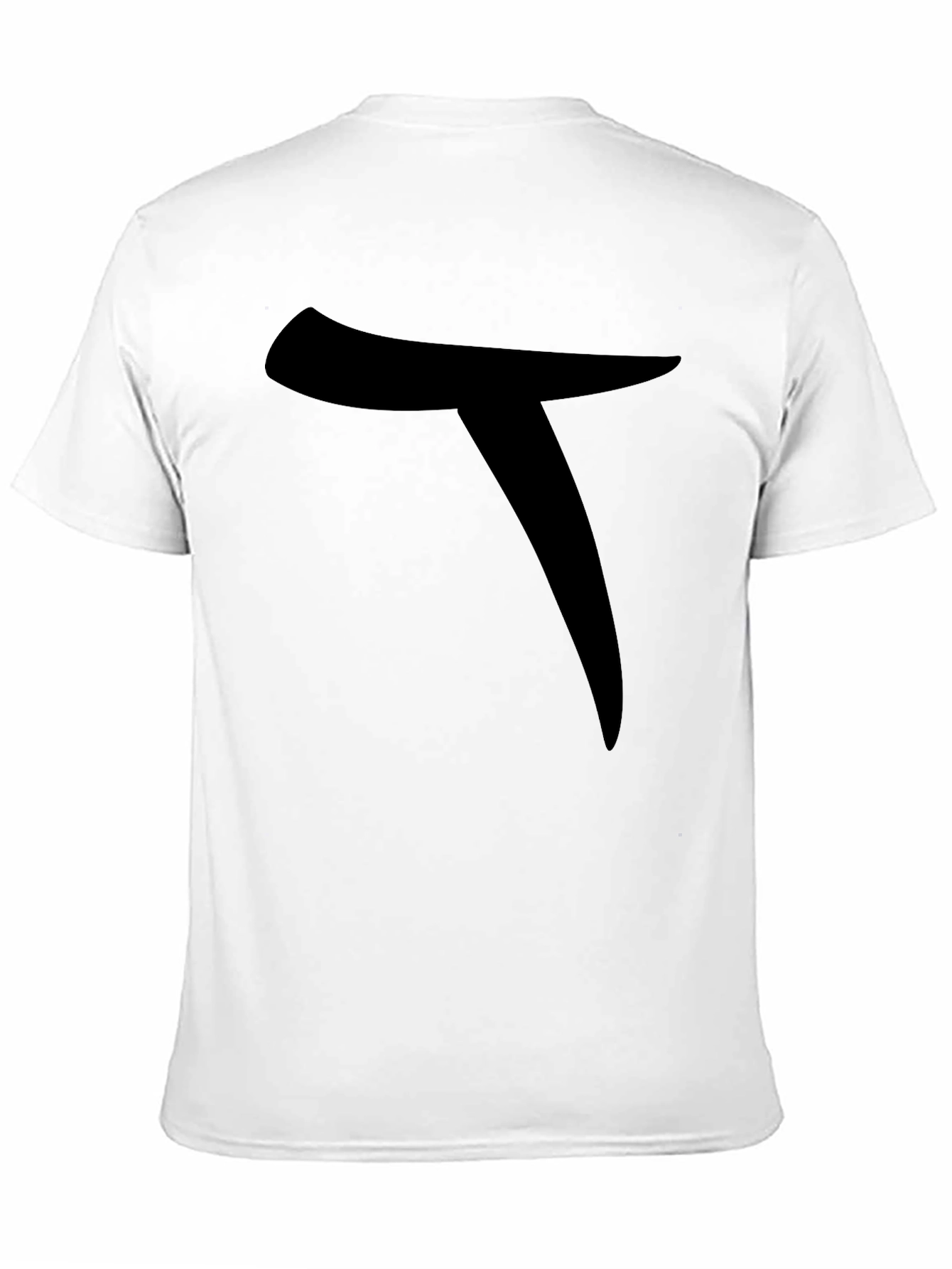 Mens Black T-Shirt with Bold Graphic