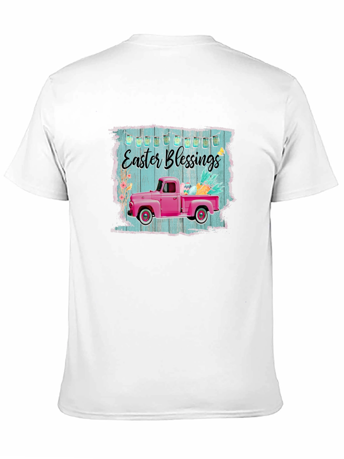 Easter Blessings Pink Truck T-Shirt
