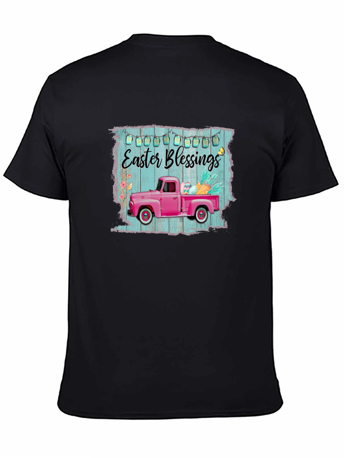 Easter Blessings Pink Truck T-Shirt