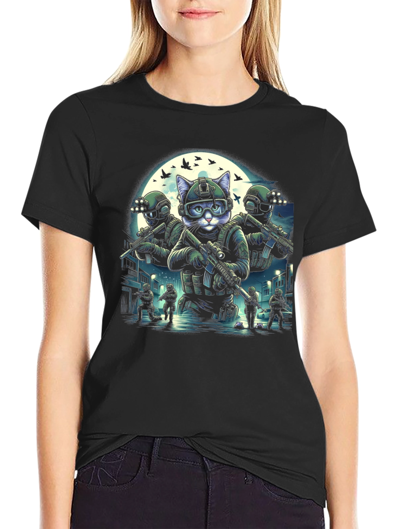 Tactical Cat Squad T-Shirt