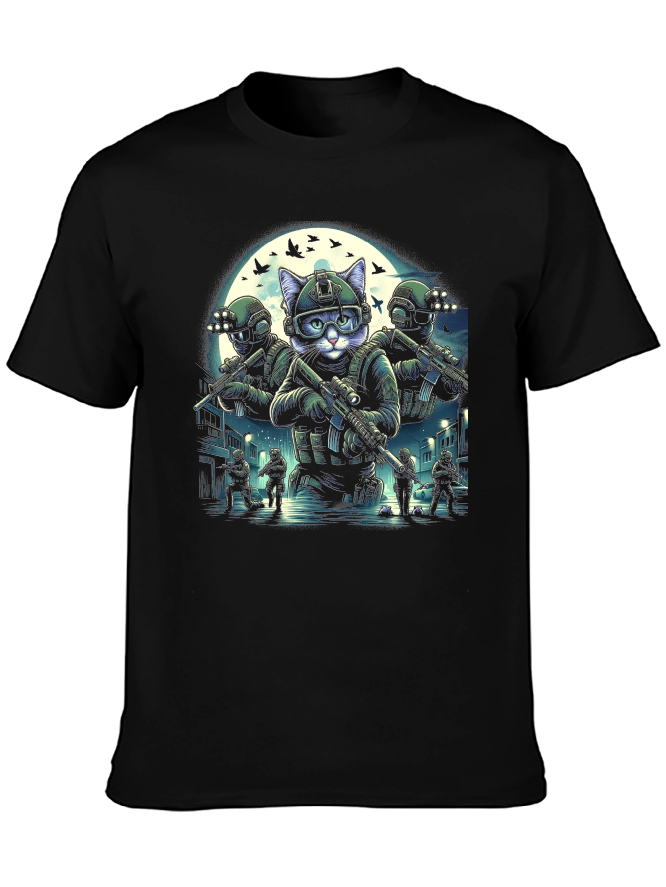 Tactical Cat Squad T-Shirt