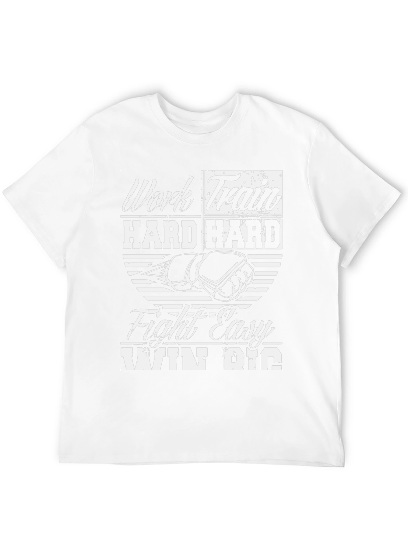 Work Hard Train Hard Graphic Tee