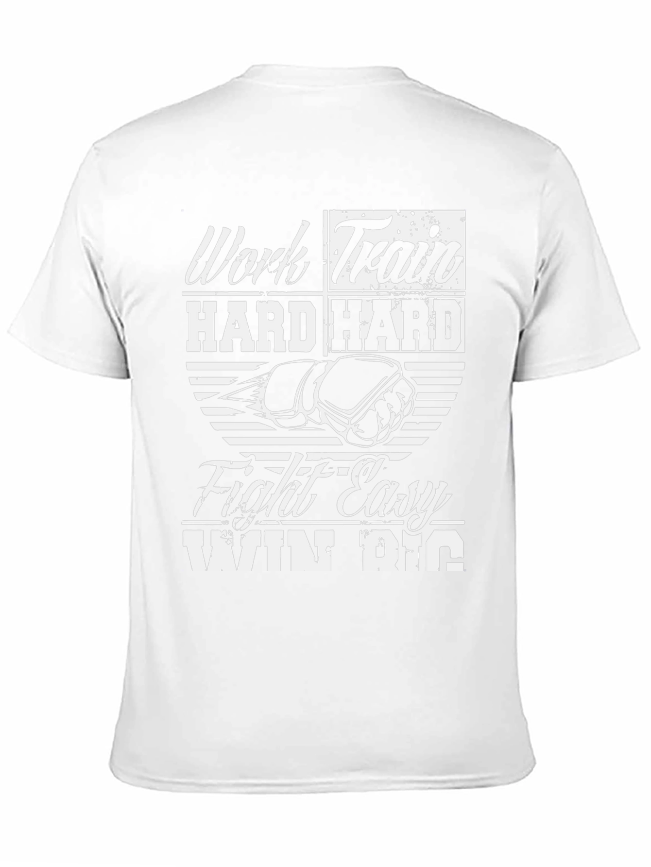 Work Hard Train Hard Graphic Tee