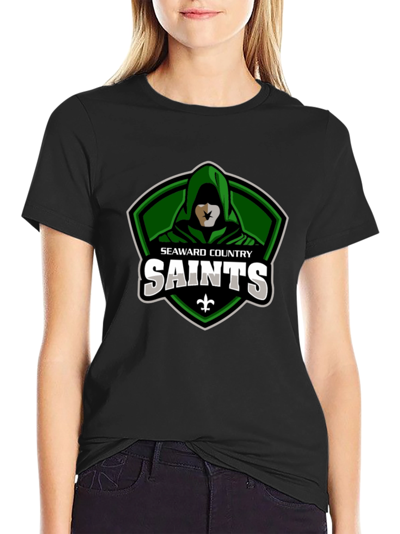 Seaward Country Saints T-Shirt - Black