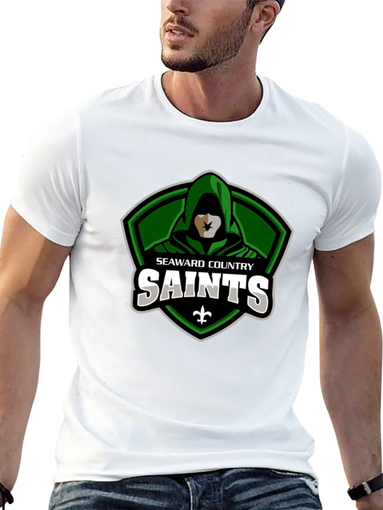 Seaward Country Saints T-Shirt - Black