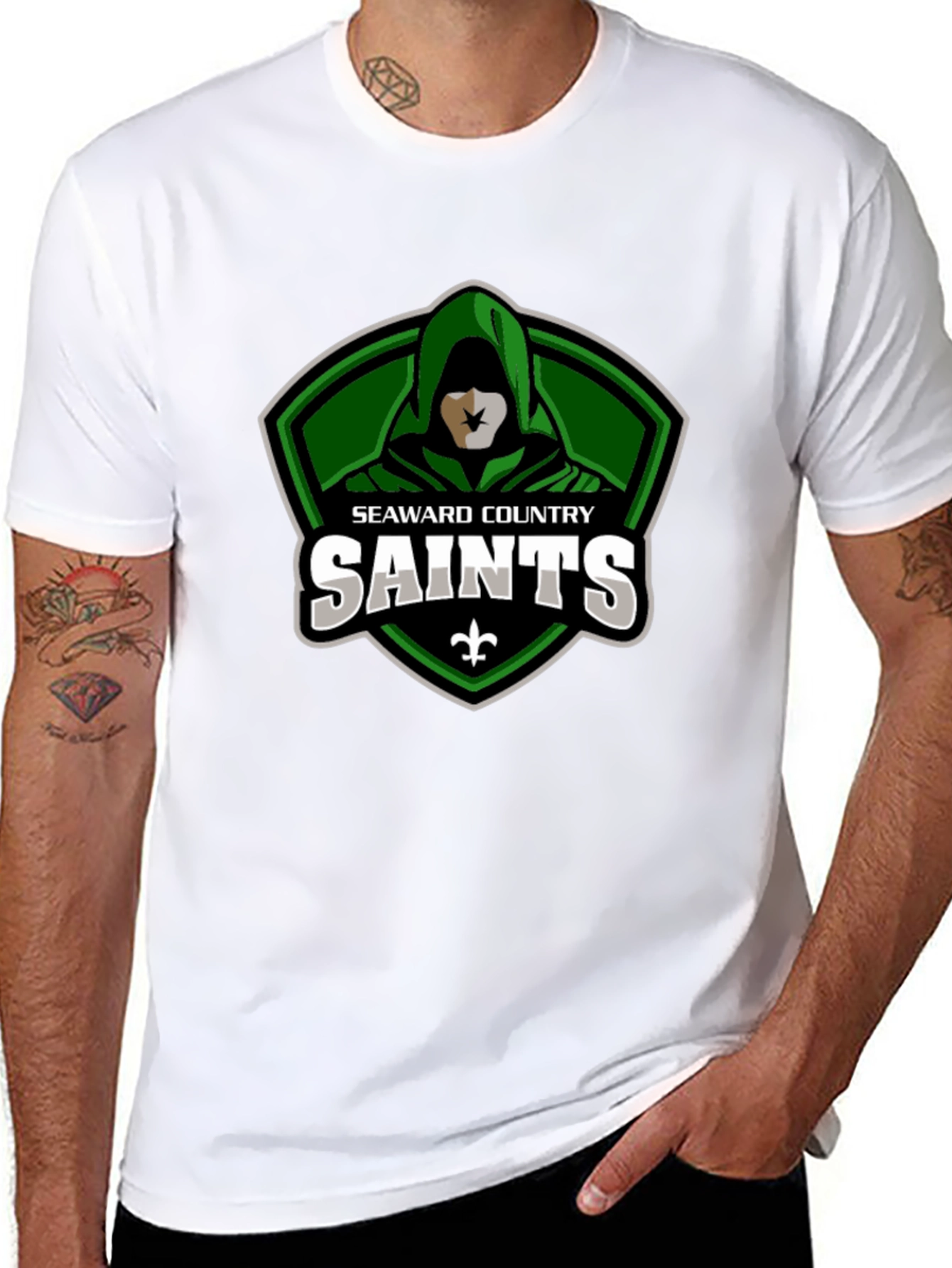 Seaward Country Saints T-Shirt - Black