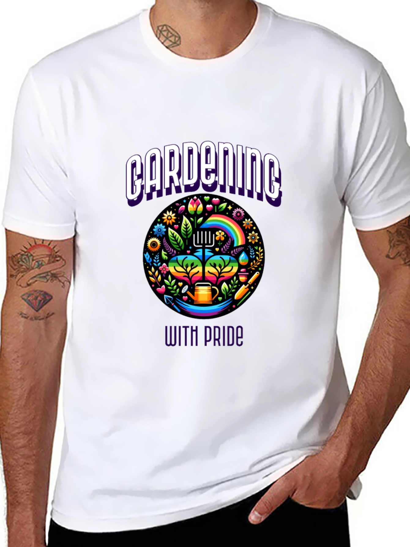Gardening With Pride Graphic Tee